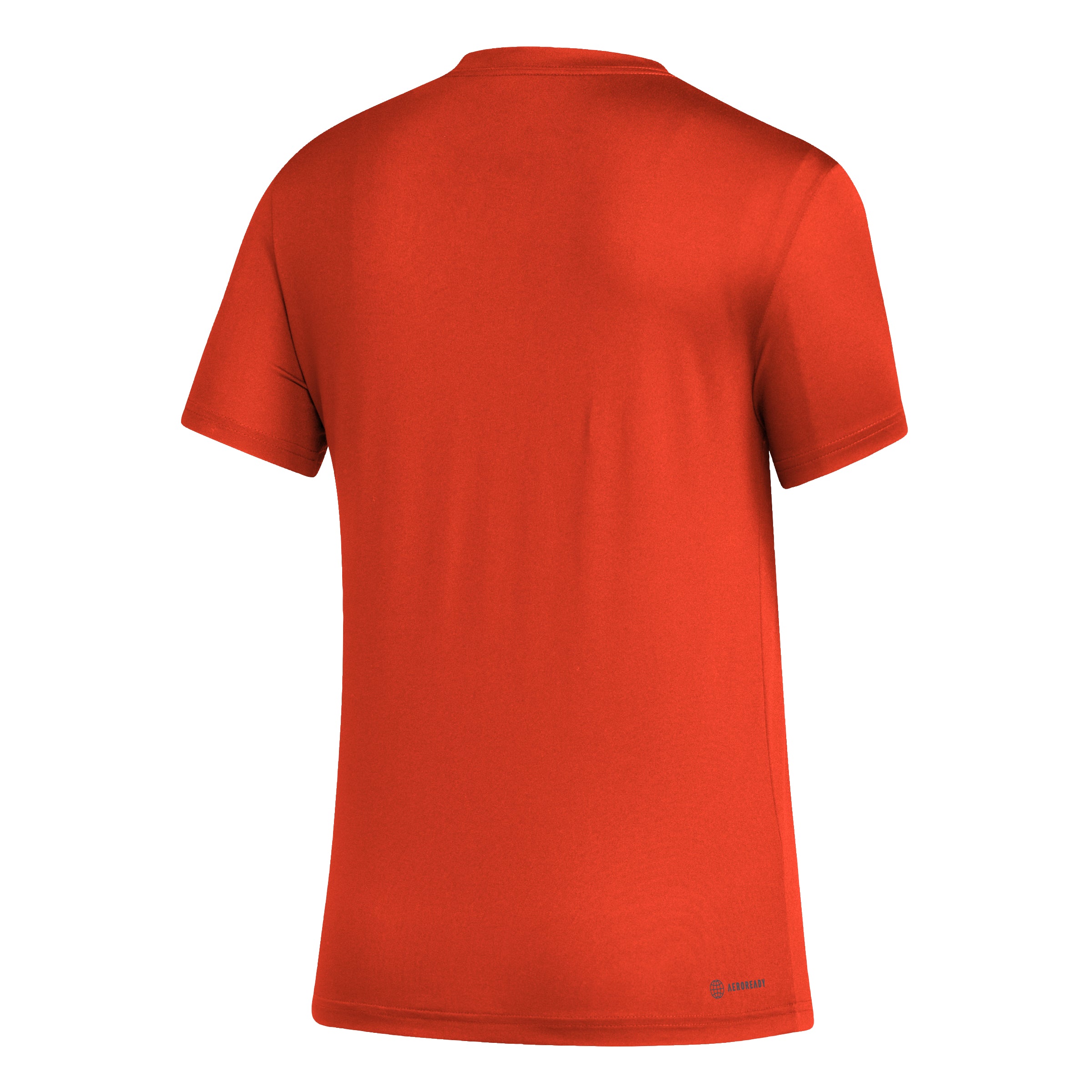 Miami Hurricanes adidas Women's Locker Slogan Aeroready Pregame T-SHirt - Orange