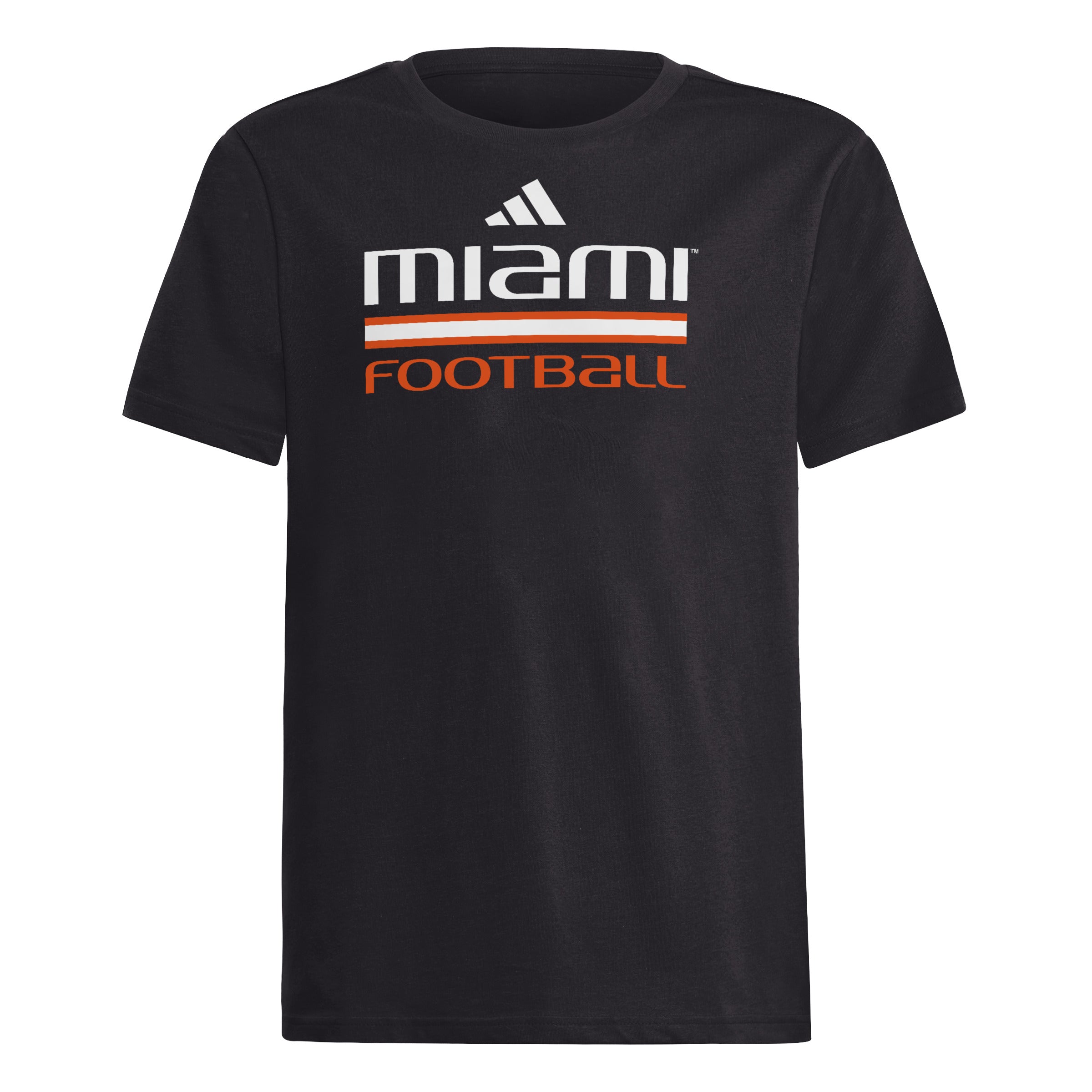 Miami Hurricanes adidas Youth Ghost Fresh T-Shirt - Black