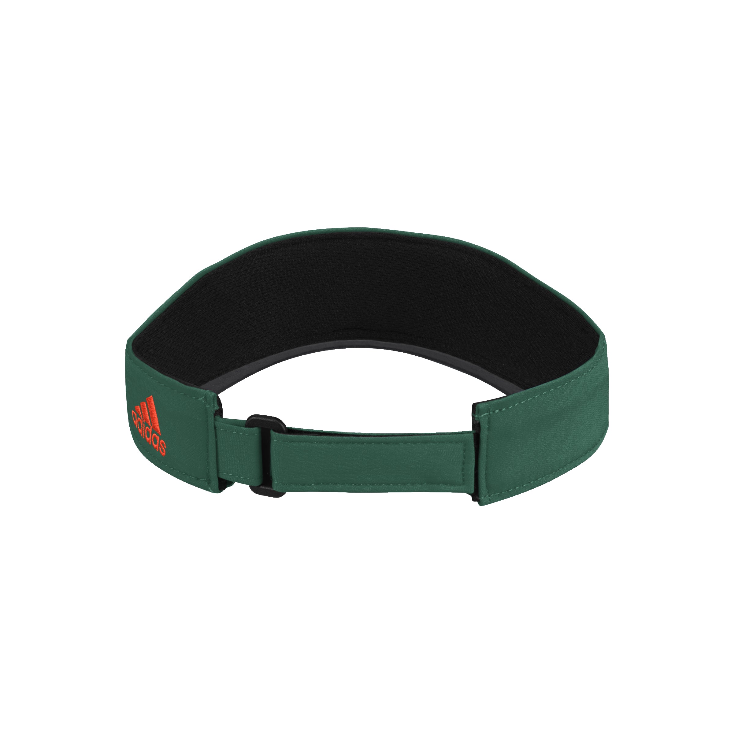 Miami Hurricanes adidas Adjustable Thin Visor - Green