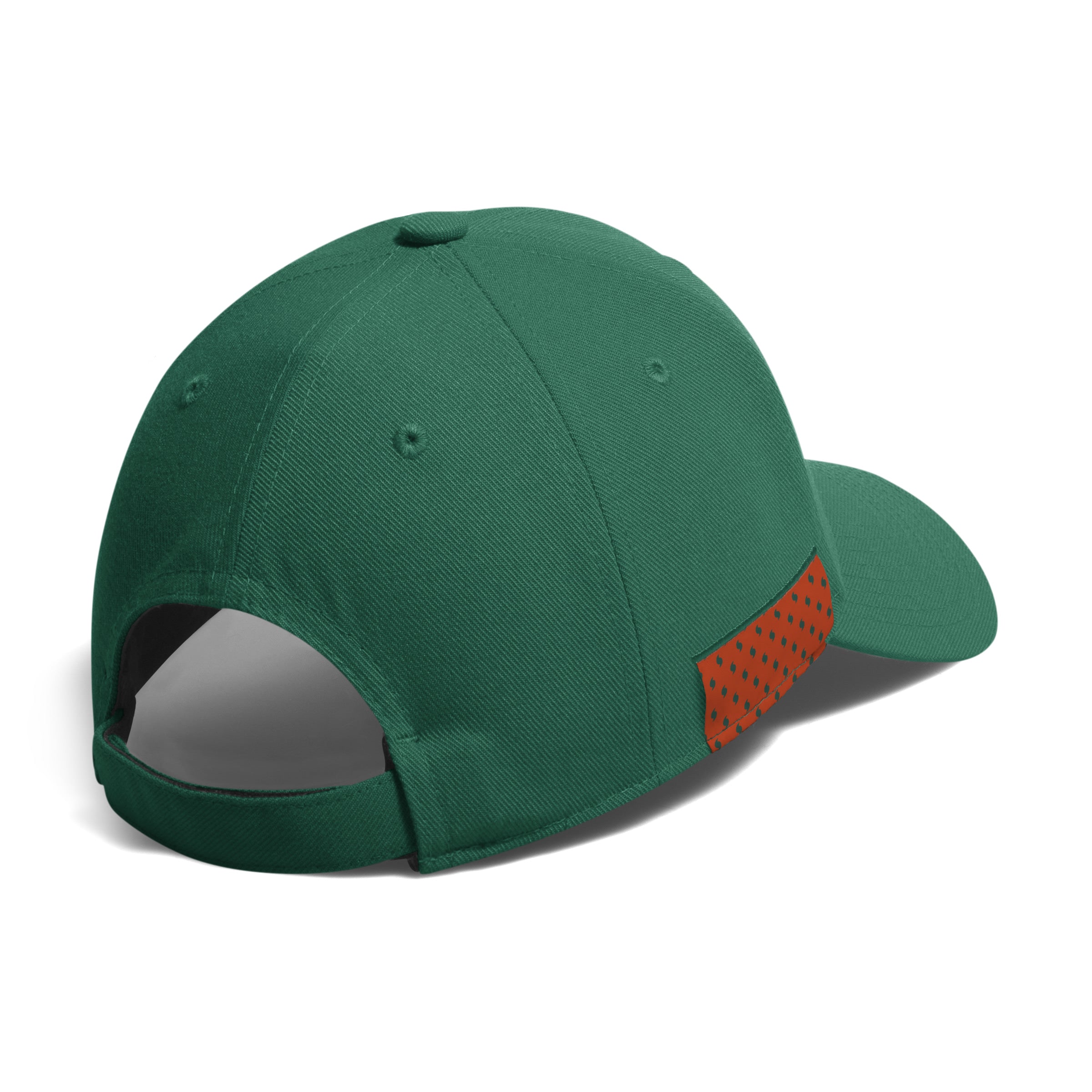 Miami Hurrianes adidas 2024 Primary Logo Digi Side Patch Adjustable Hat - Green