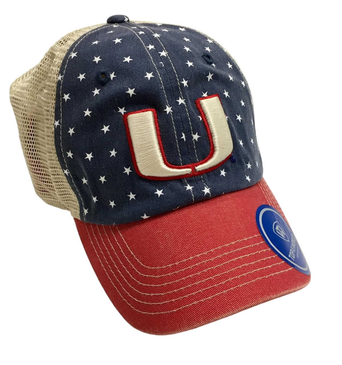 Miami Hurricanes Freedom Stars & Stripes Trucker Hat