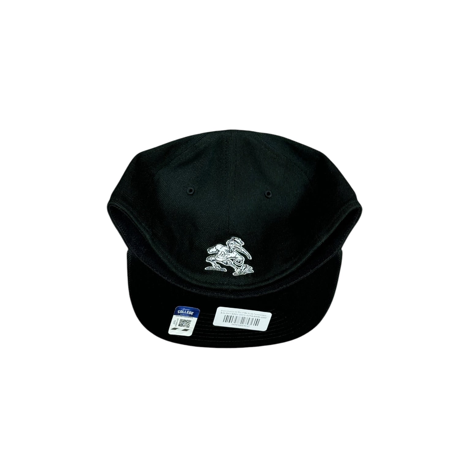 Miami Hurricanes Top of the World Fundamentals Flex Fit Hat - Black
