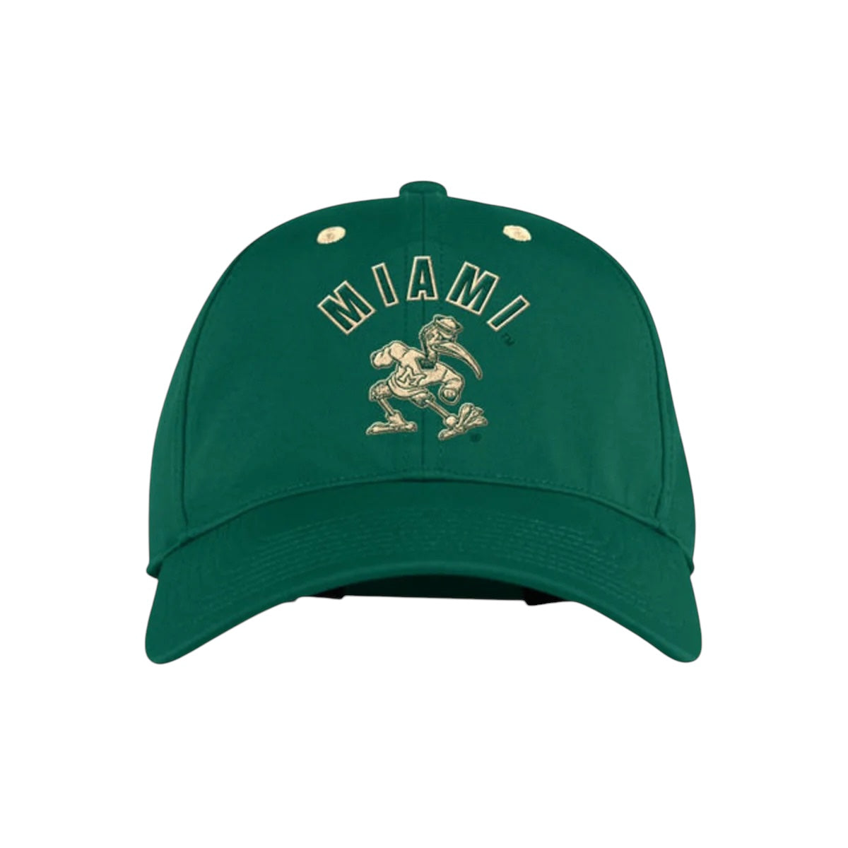 Miami Hurricanes adidas Sebastian Stone Adjustable Slouch Hat - Green