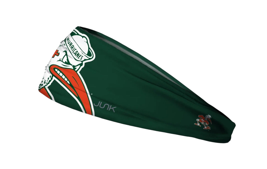 Miami Hurricanes Headband Sebastian Ibis - Green