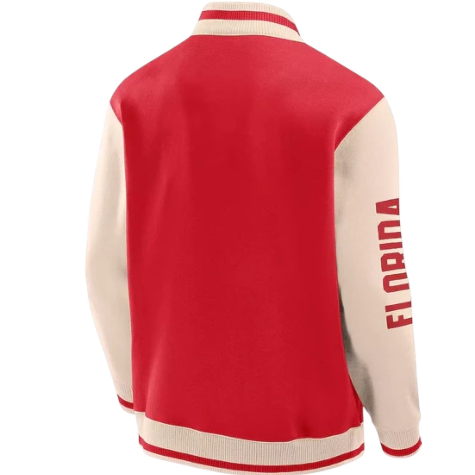 Florida Panthers Fanatics Varsity Full Zip Jacket - Red/Tan