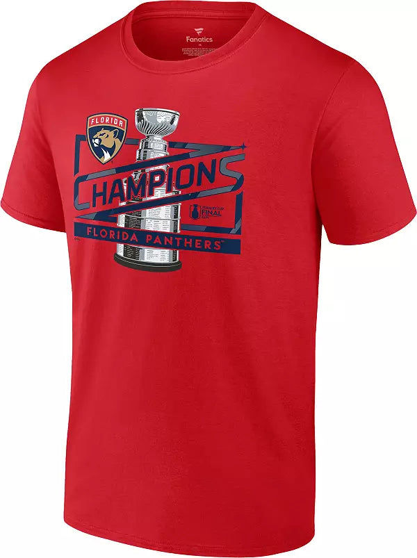 Florida Panthers 2024 Stanley Cup Champions Prime Time T-Shirt - Red