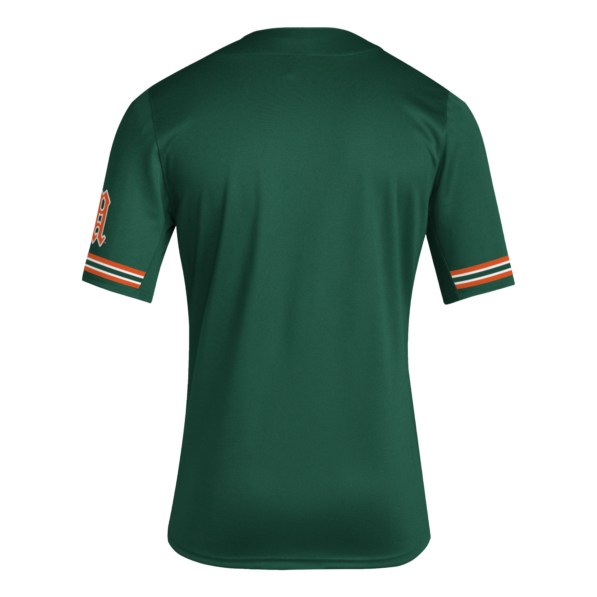 Miami Hurricanes adidas Reverse Retro Replica Baseball Jersey - Green