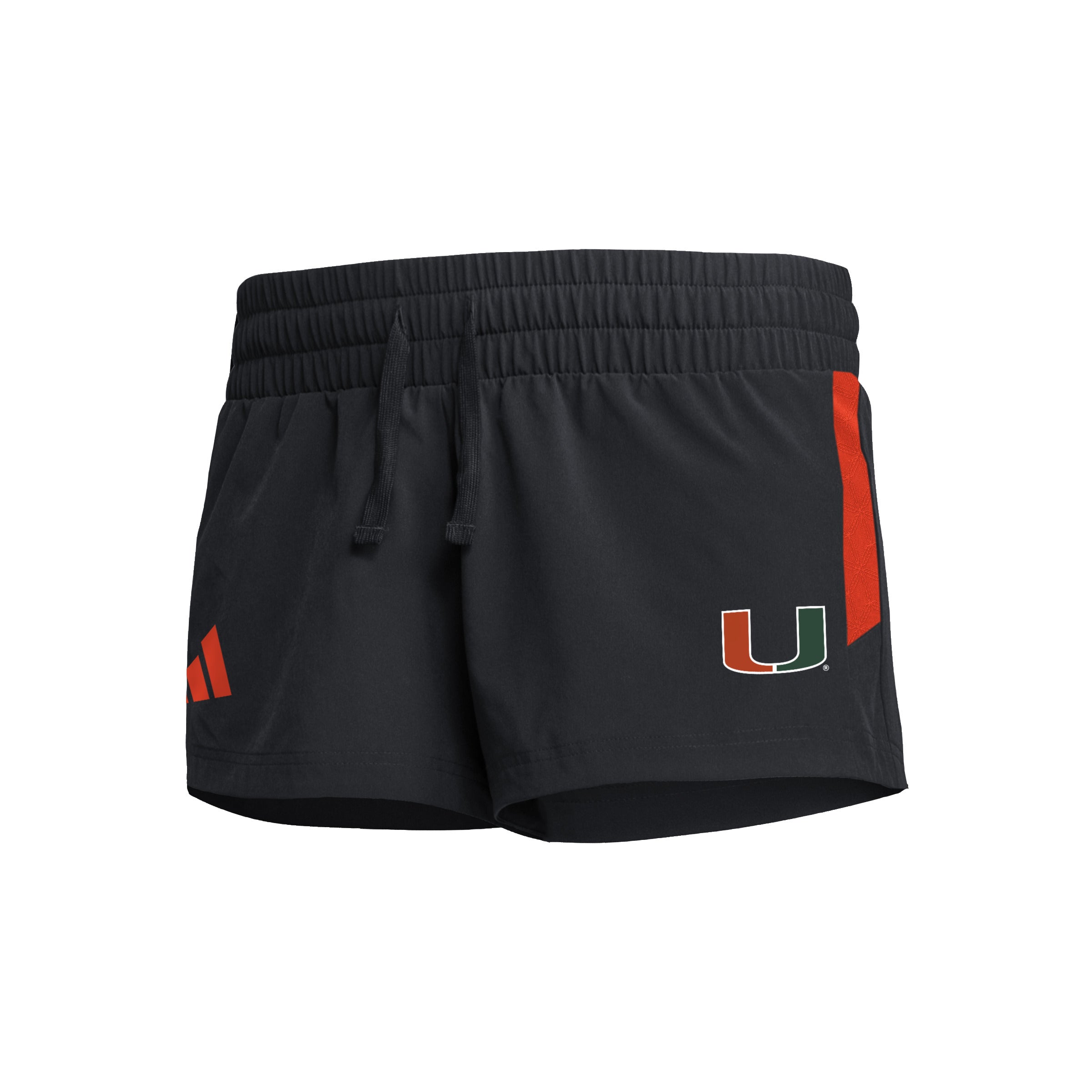 Miami Hurricanes adidas Women's 2023 Sideline Performance Shorts - Black