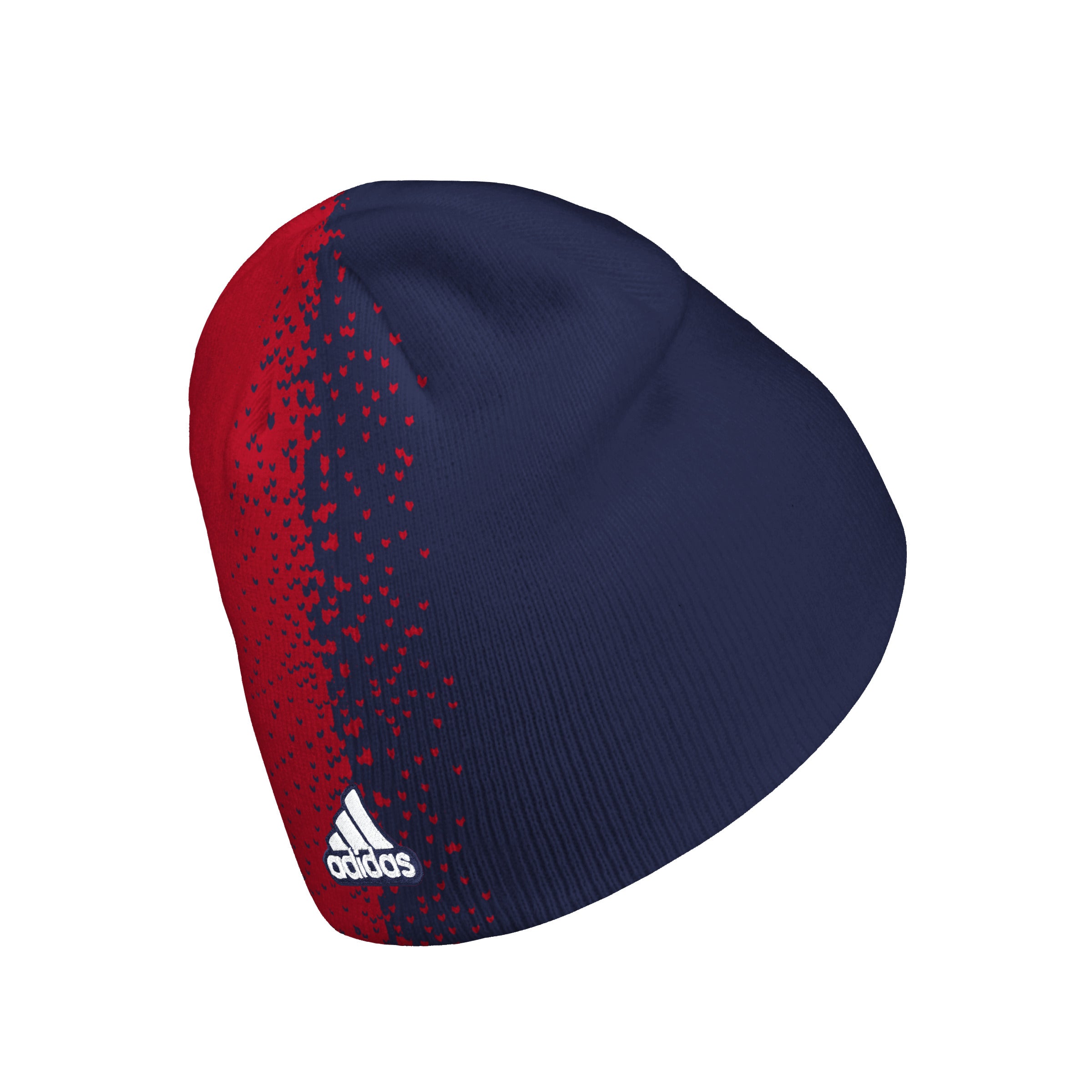 Florida Panthers adidas Half and Half Speckled Cuffless Beanie - Red/Blue