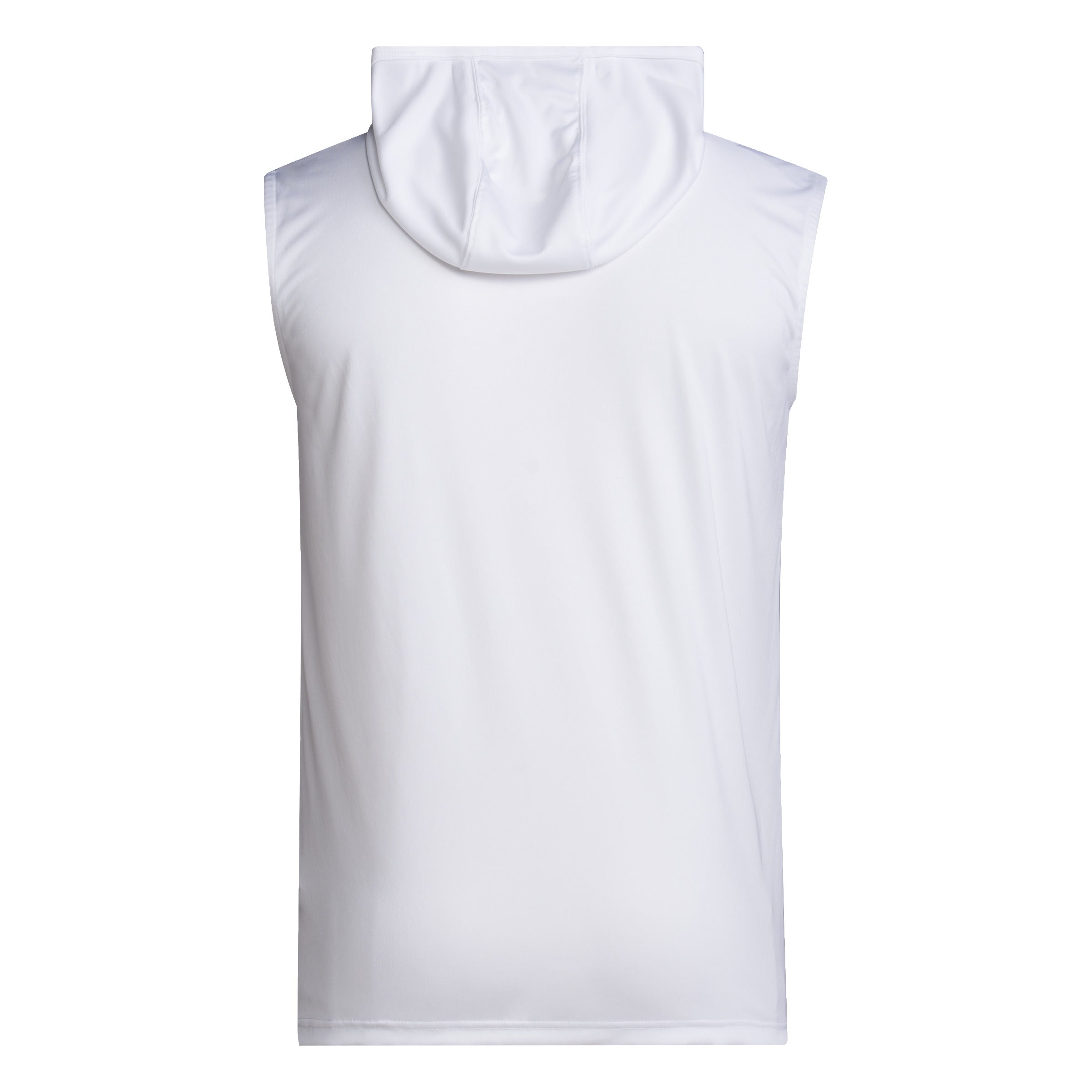 Miami Hurricanes adidas Sleeveless Training Hoodie - White