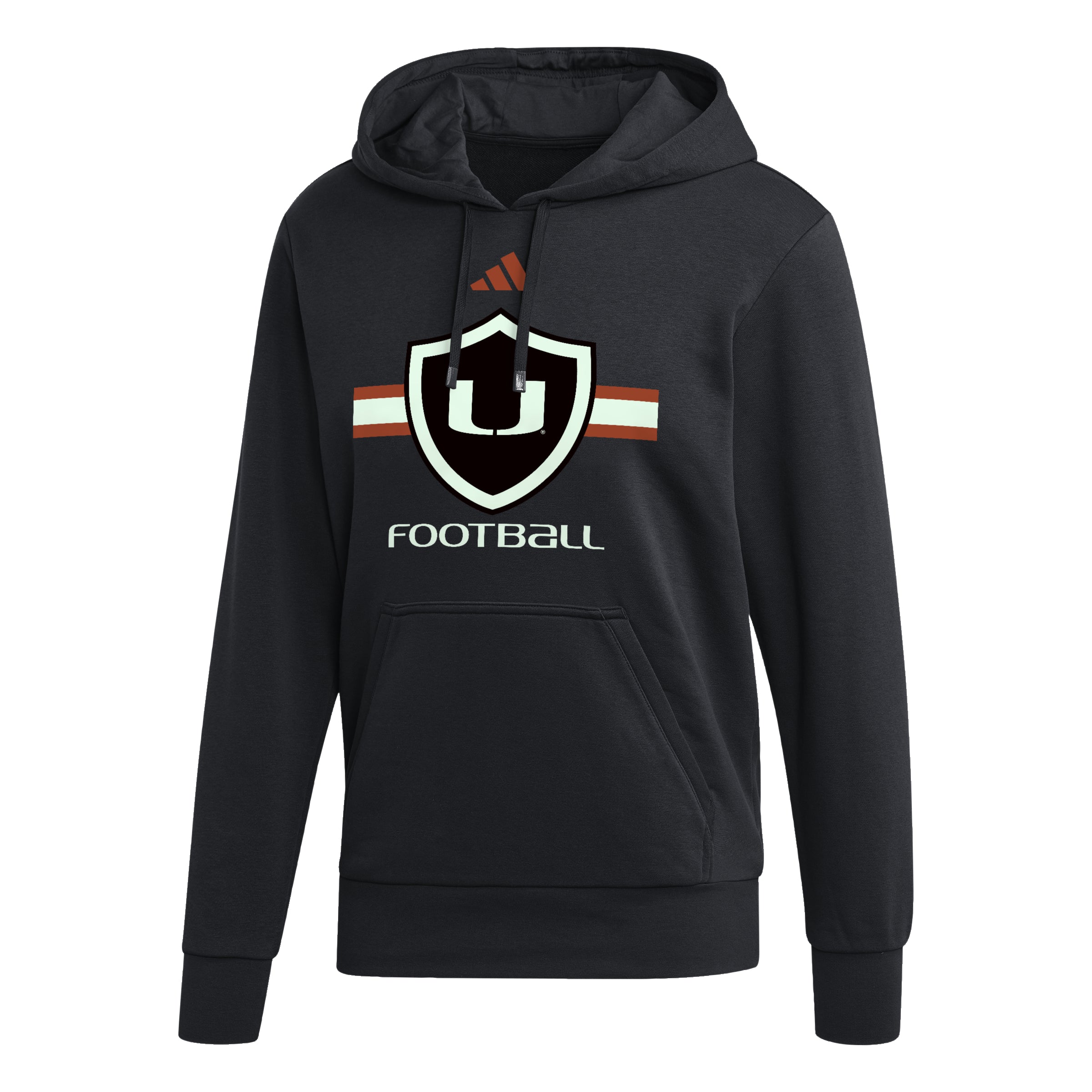 Miami Hurricanes adidas Team Ghost Hoodie - Black