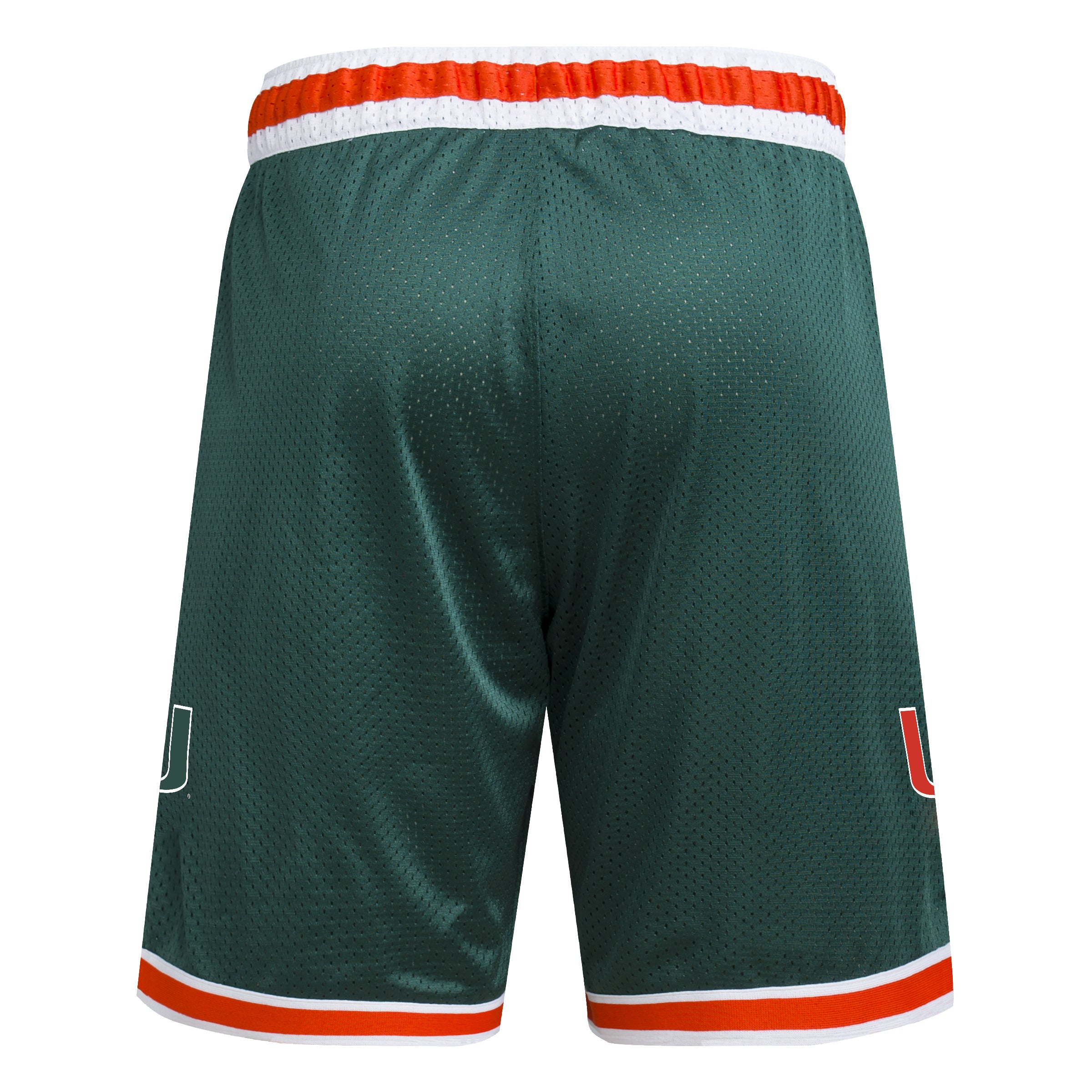 Miami Hurricanes adidas 2025 Swingman Mesh Basketball Shorts - Green