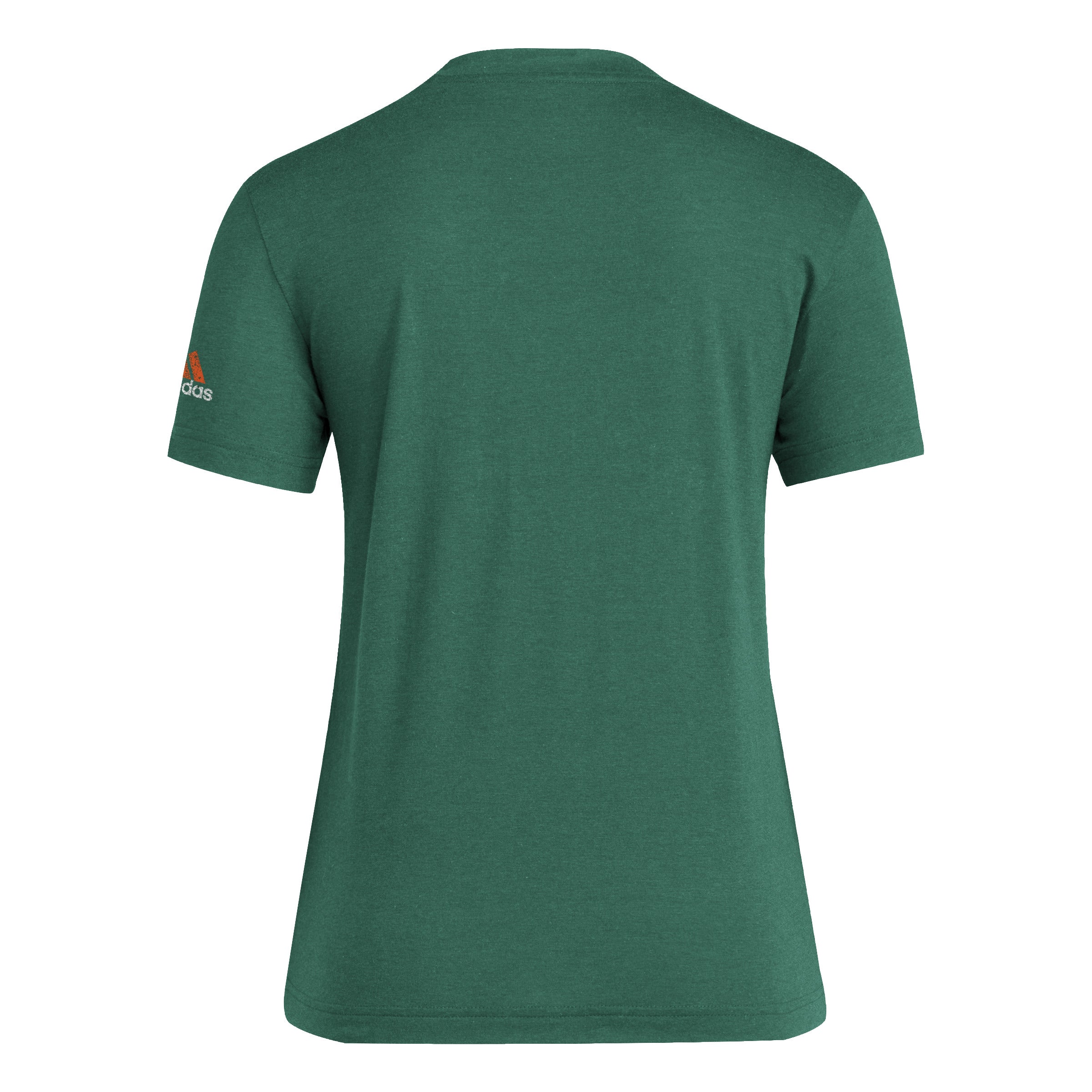 Miami Hurricanes adidas Women's Hurricane Nation Tri-Blend T-Shirt - Green