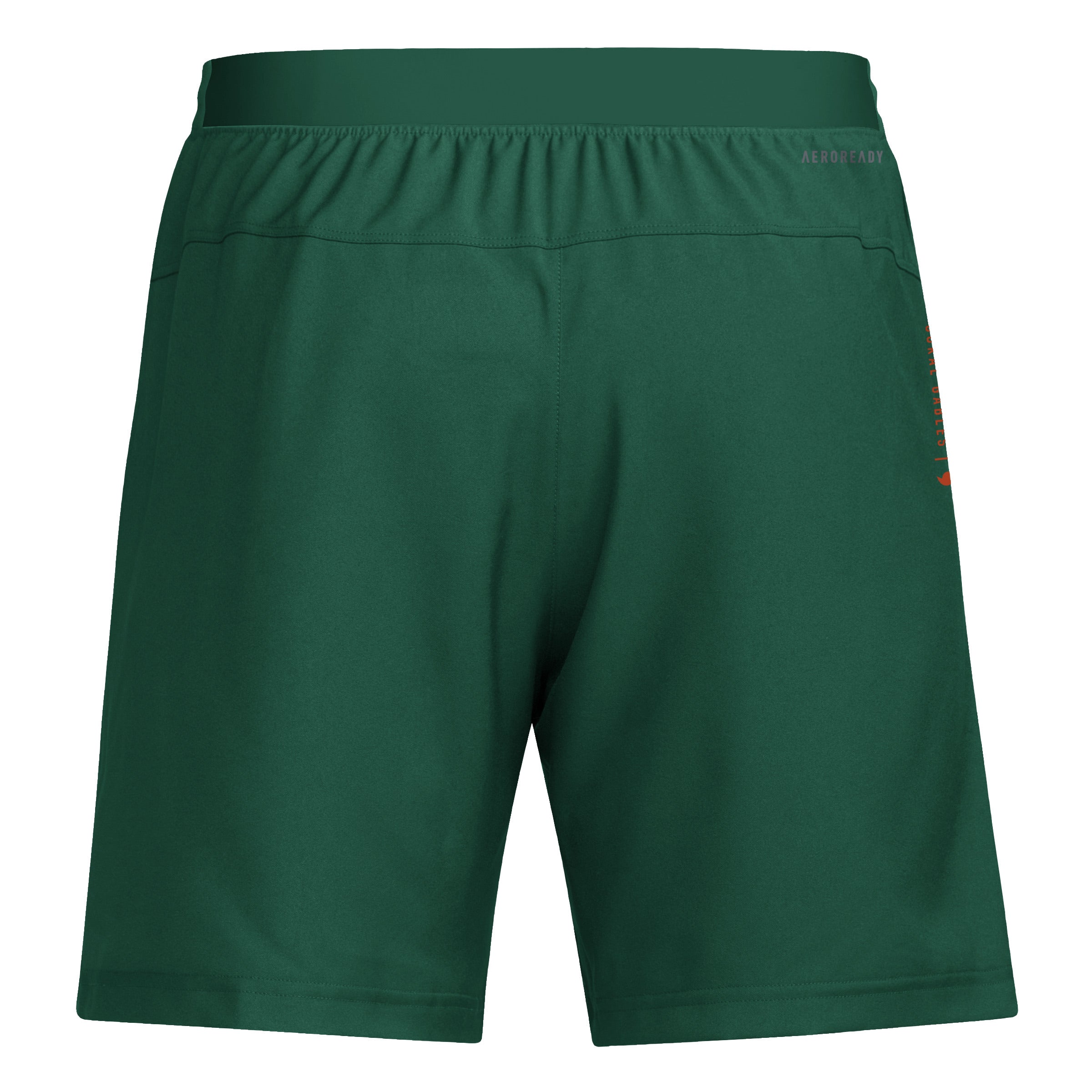 Miami Hurricanes adidas Aeroready Training Shorts 7” Inseam - Green