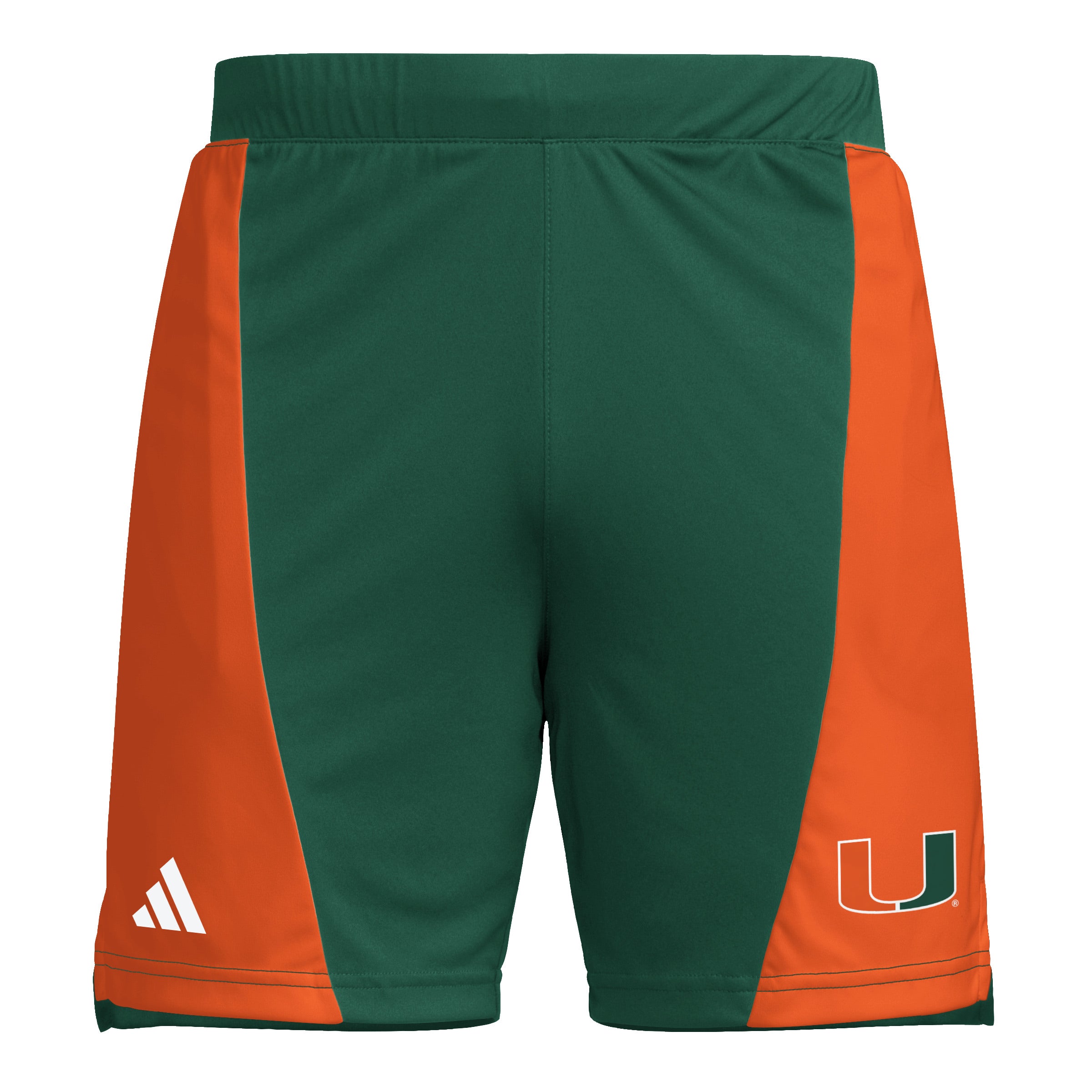 Miami Hurricanes adidas Aeroready Training Shorts 9" Inseam - Green