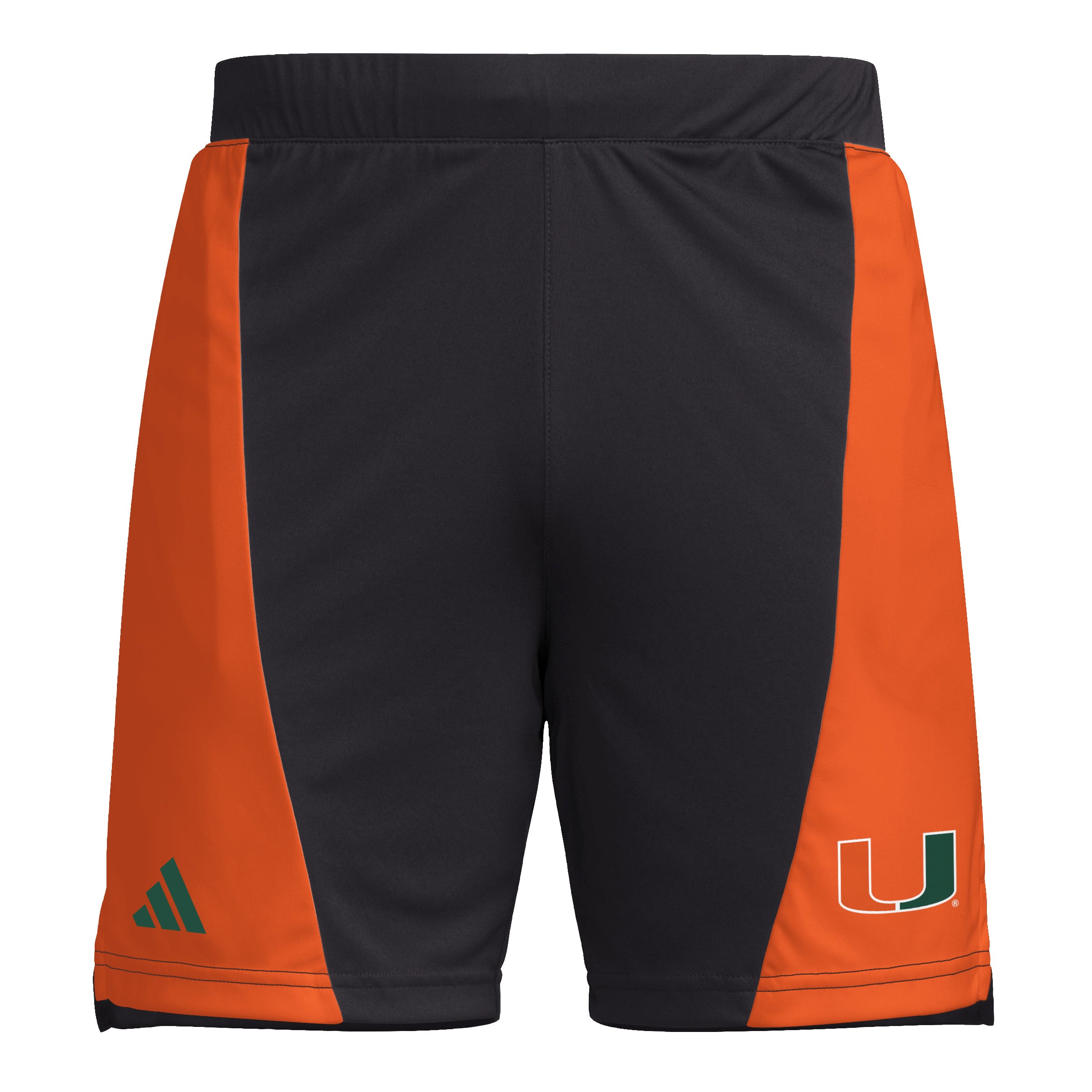 Miami Hurricanes adidas Aeroready Training Shorts 9" Inseam - Black
