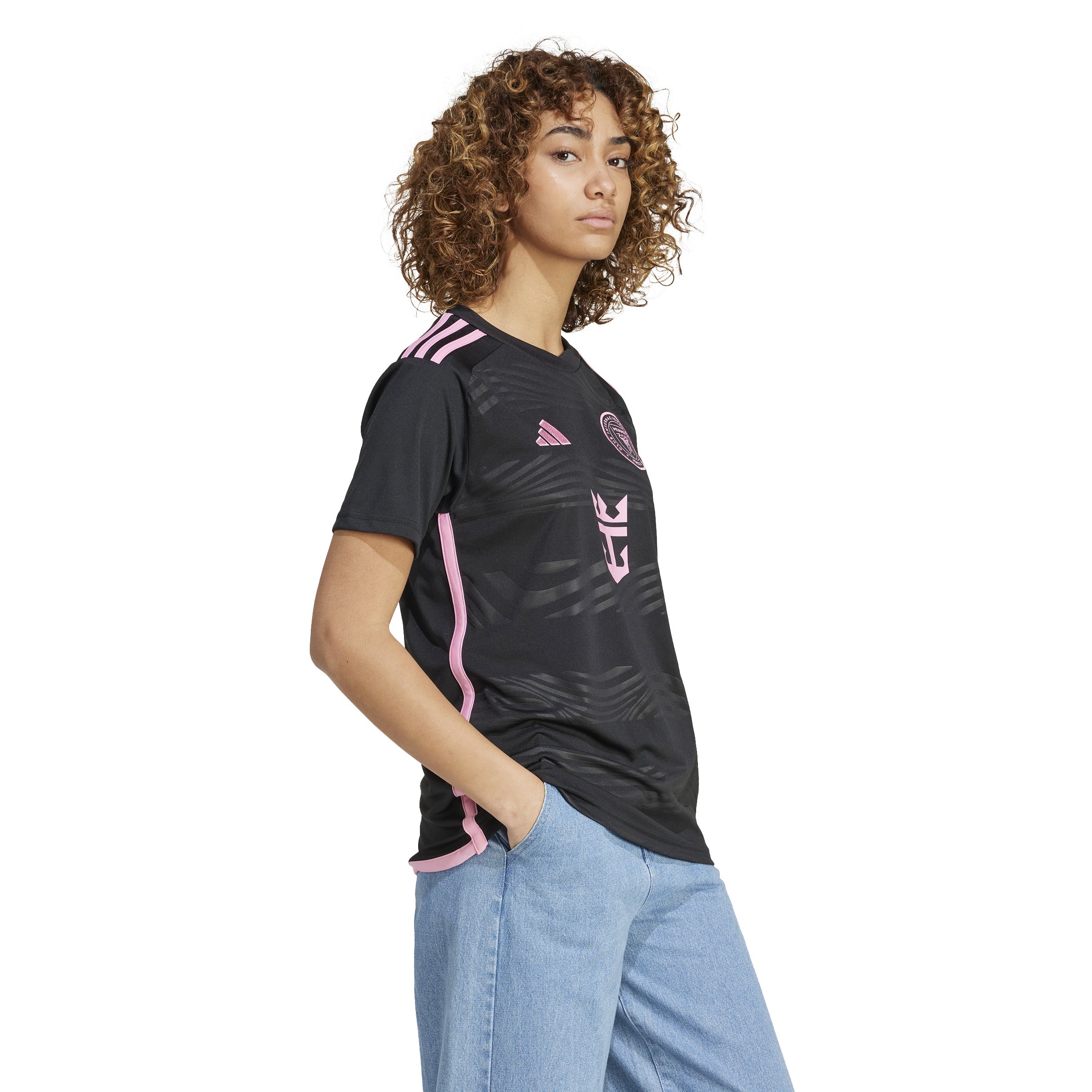 Inter Miami CF Lionel Messi adidas Women's 2024 La Noche Replica Player Jersey - Black