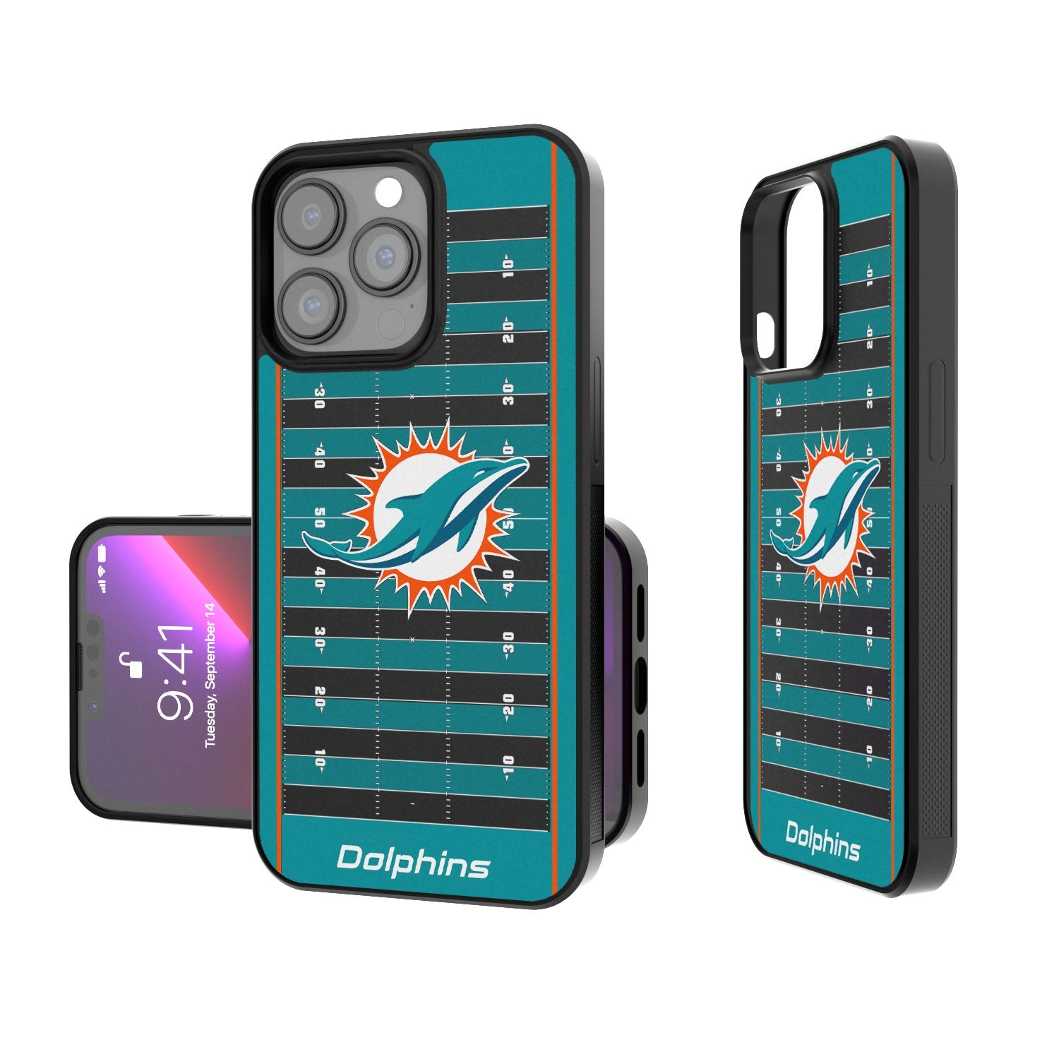Miami Dolphins Football Field Bump Case