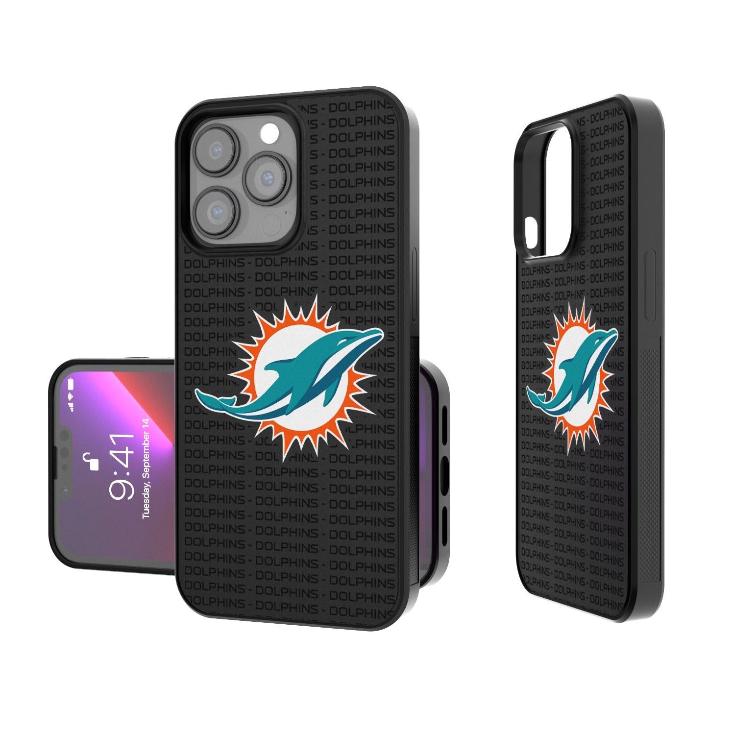 Miami Dolphins Blackletter Bump Case