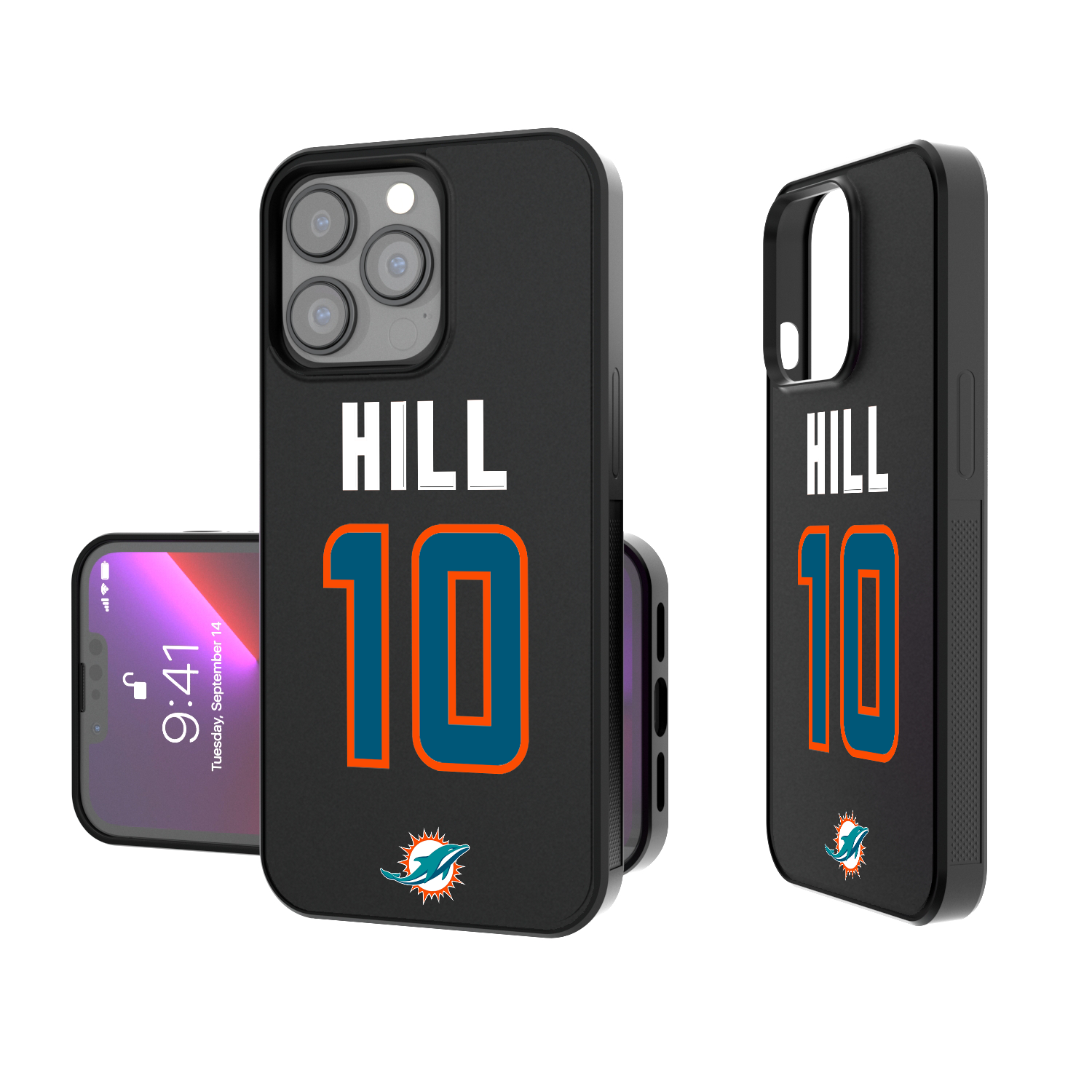 Tyreek Hill Miami Dolphins 10 Ready Bump Phone Case