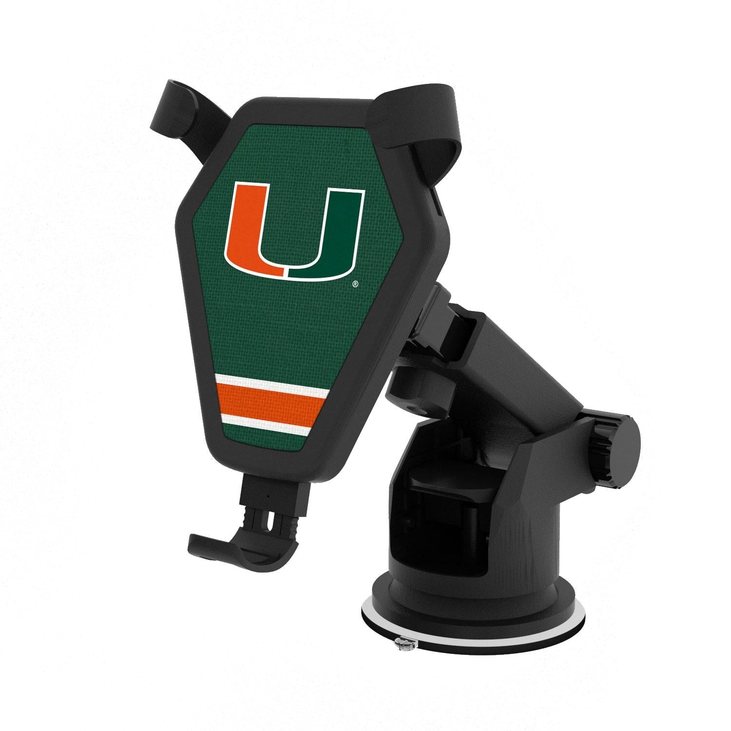 Miami Hurricanes Stripe Wireless Car Charger