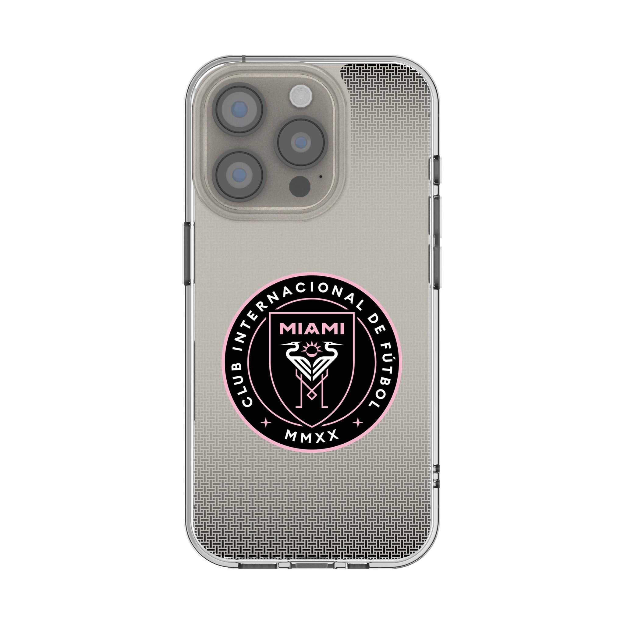 Inter Miami CF Linen Clear Phone Case
