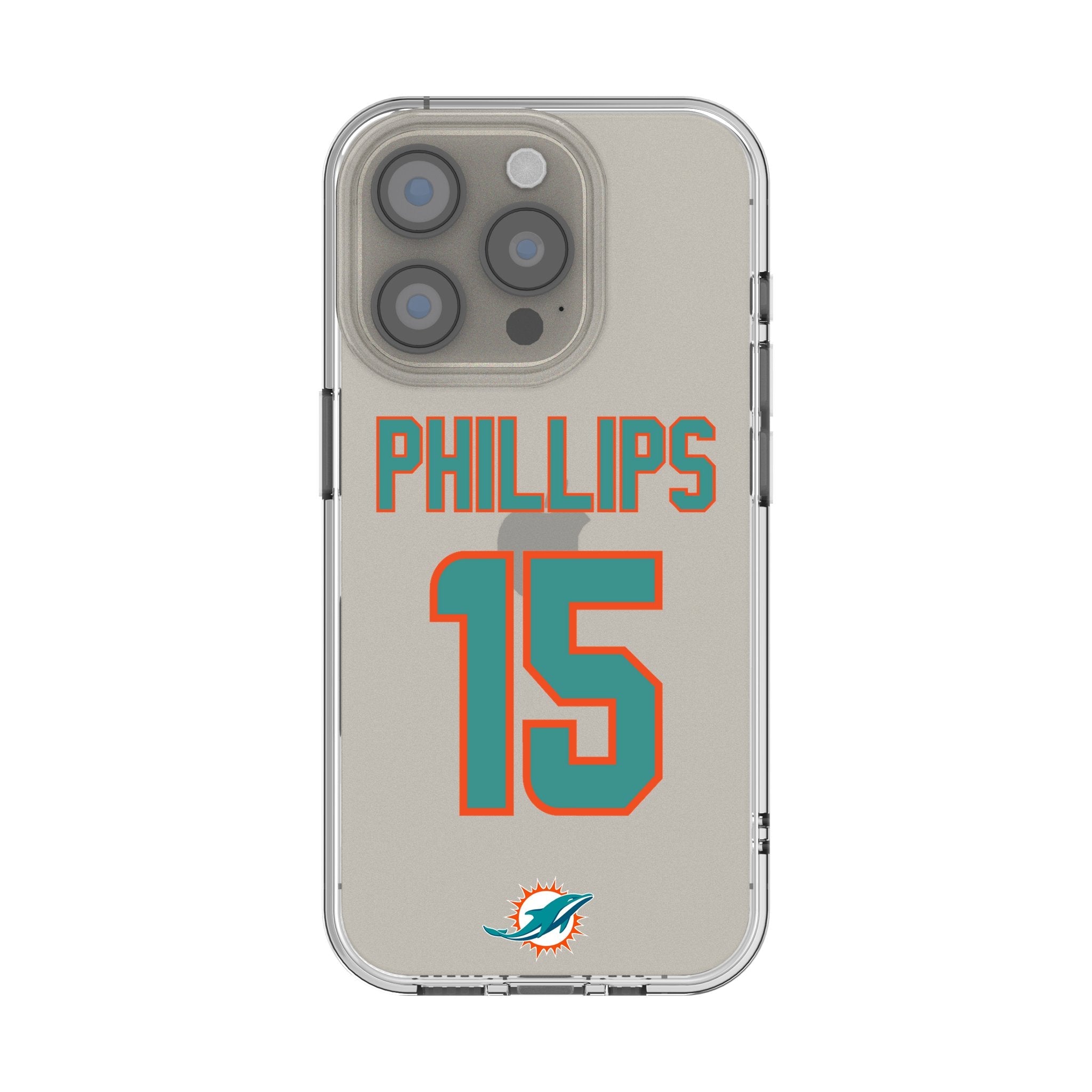 Jaelan Phillips Miami Dolphins 15 Ready Clear Phone Case