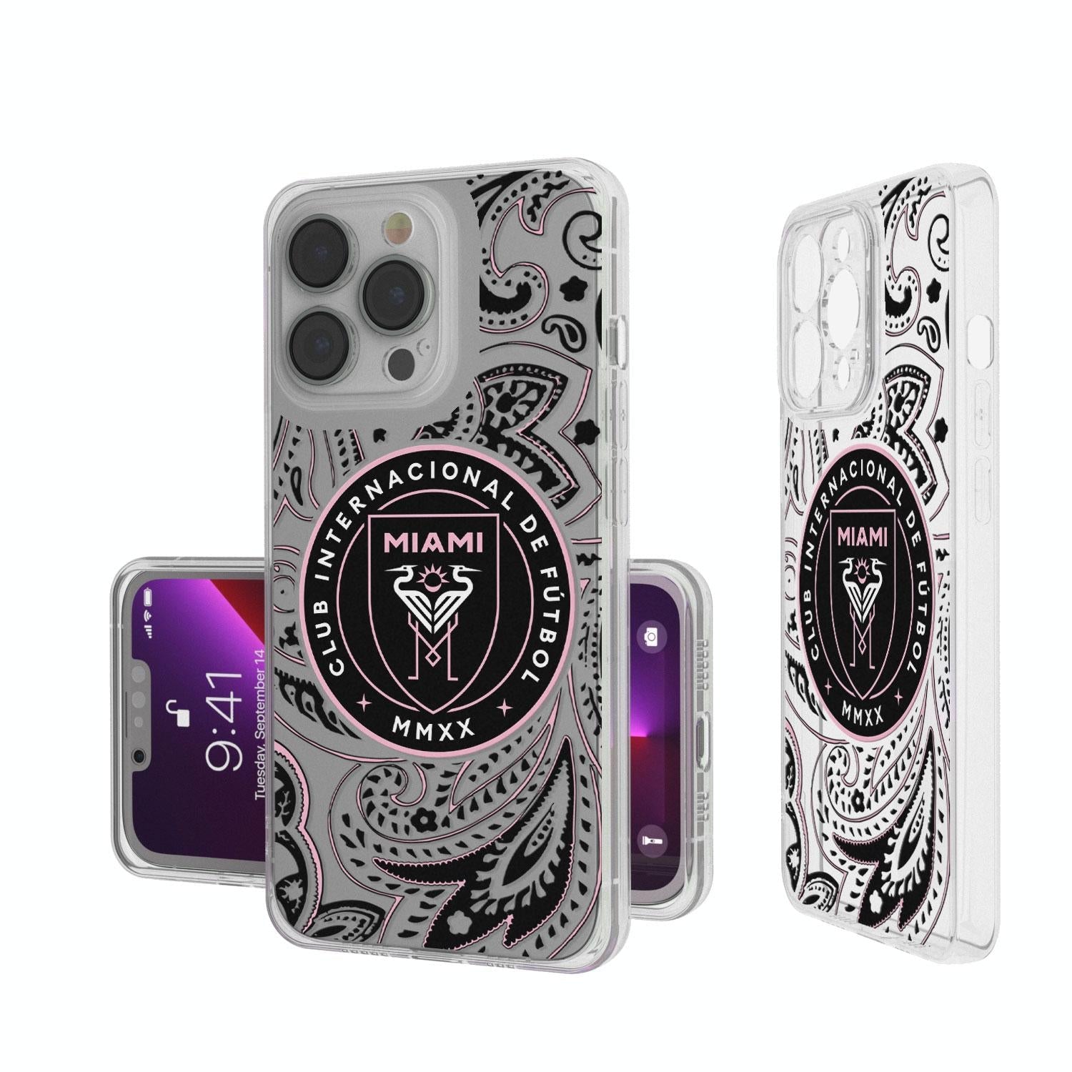 Inter Miami CF Paisley Clear Case