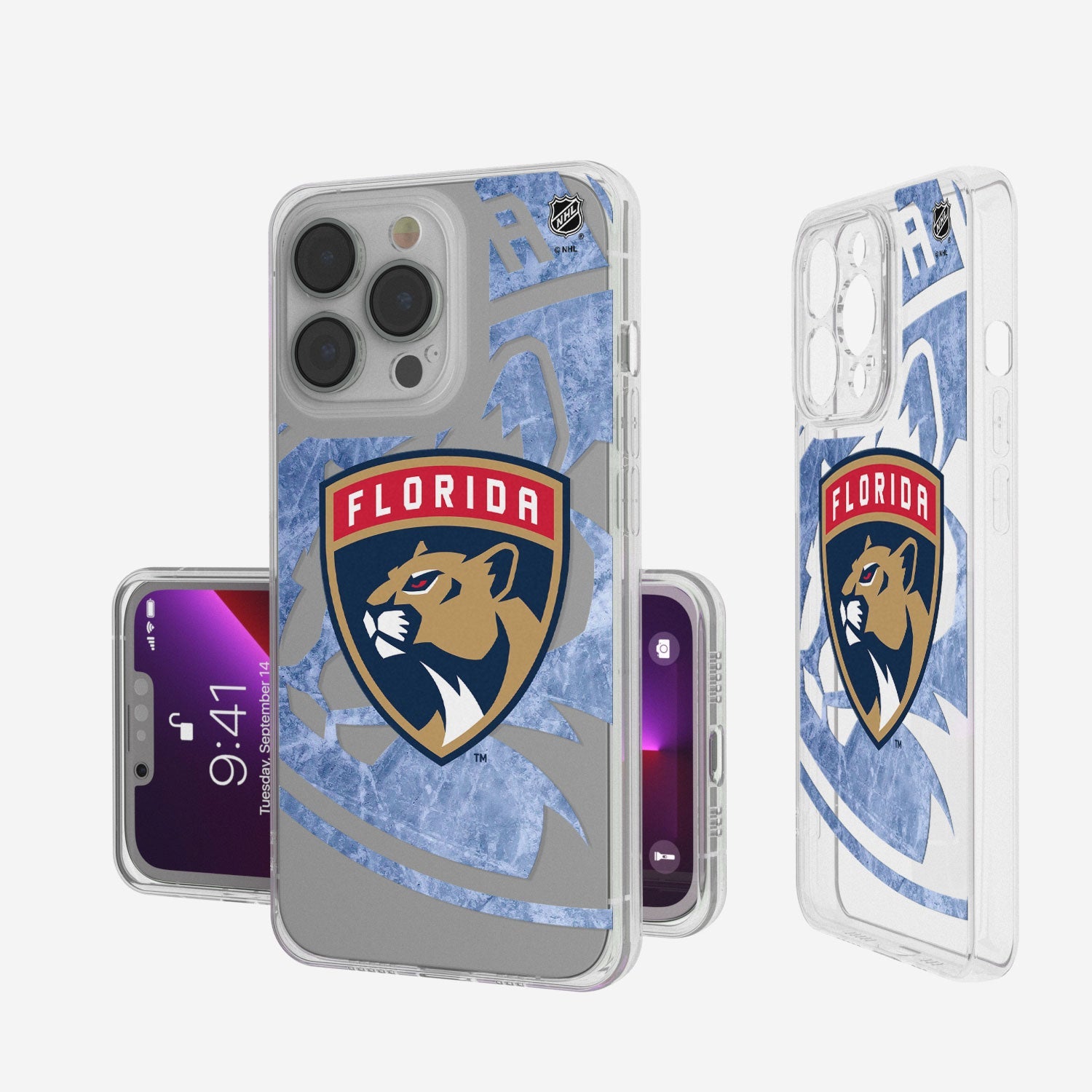 Florida Panthers Ice Tilt Clear Case