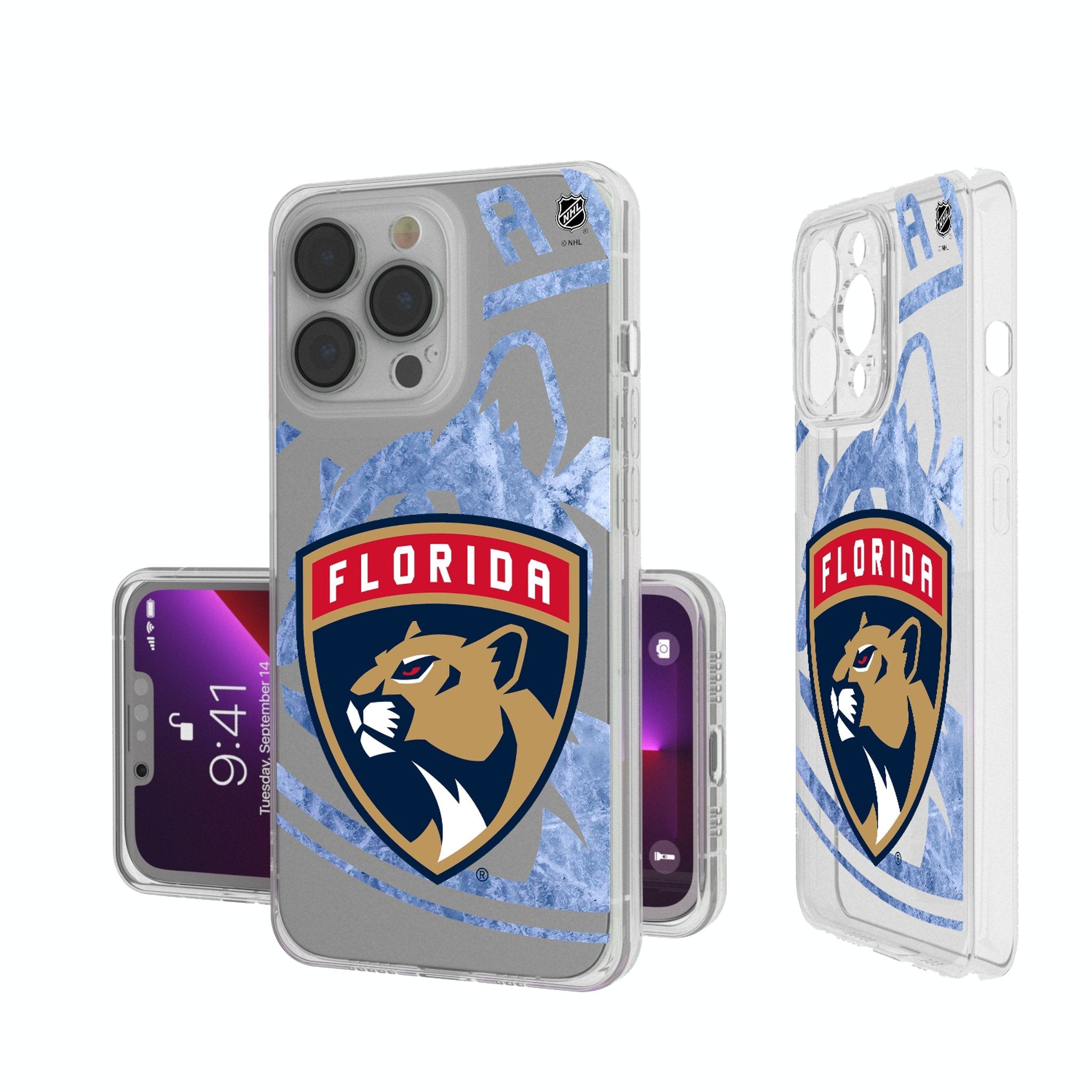 Florida Panthers Ice Tilt Clear Case