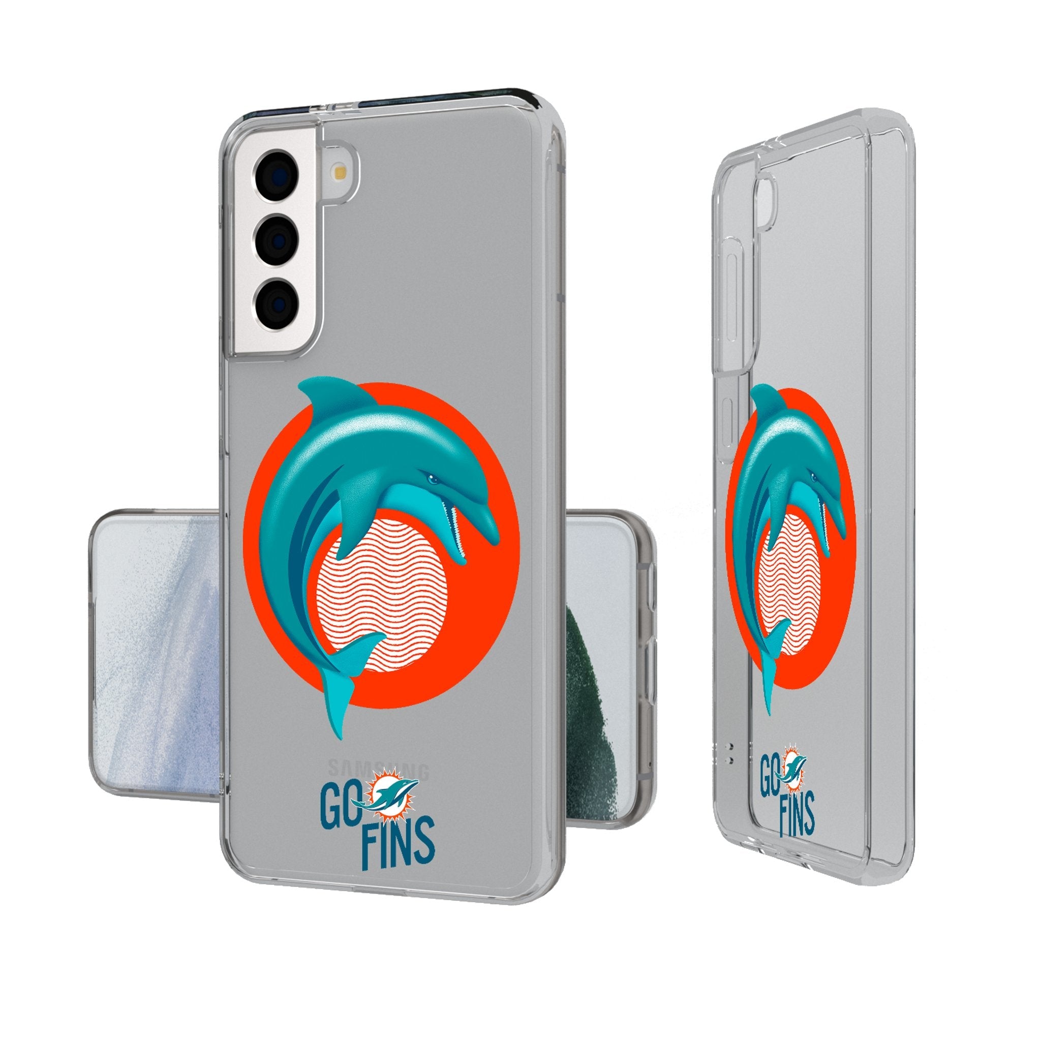 Miami Dolphins 2024 Illustrated Limited Edition Clear Phone Case
