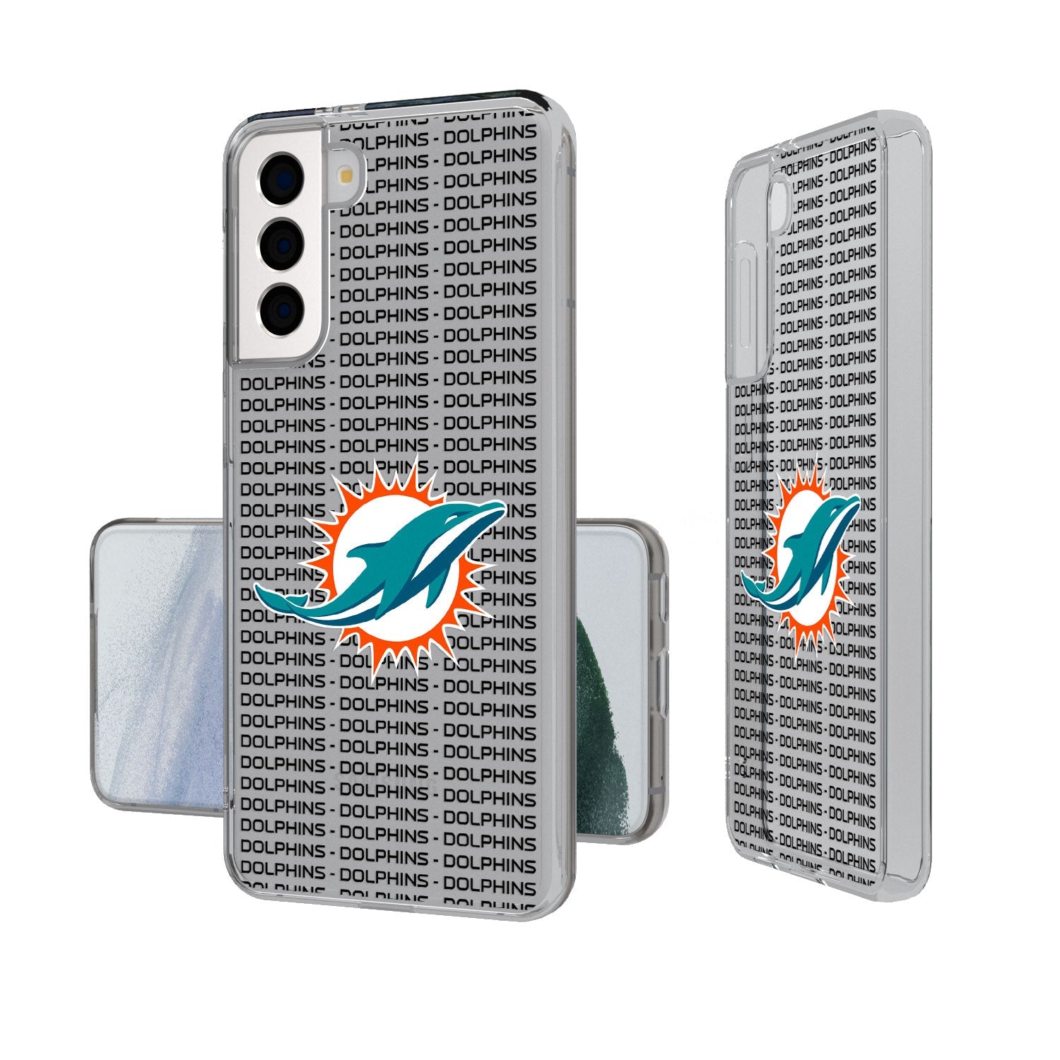 Miami Dolphins Blackletter Clear Case