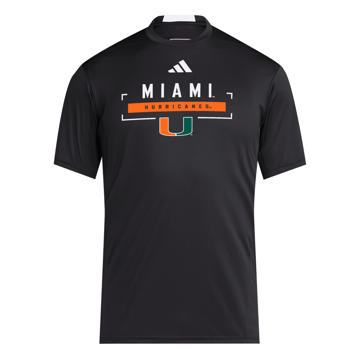 Miami Hurricanes adidas 2026 D4T Aeroready Performance T-Shirt - Black