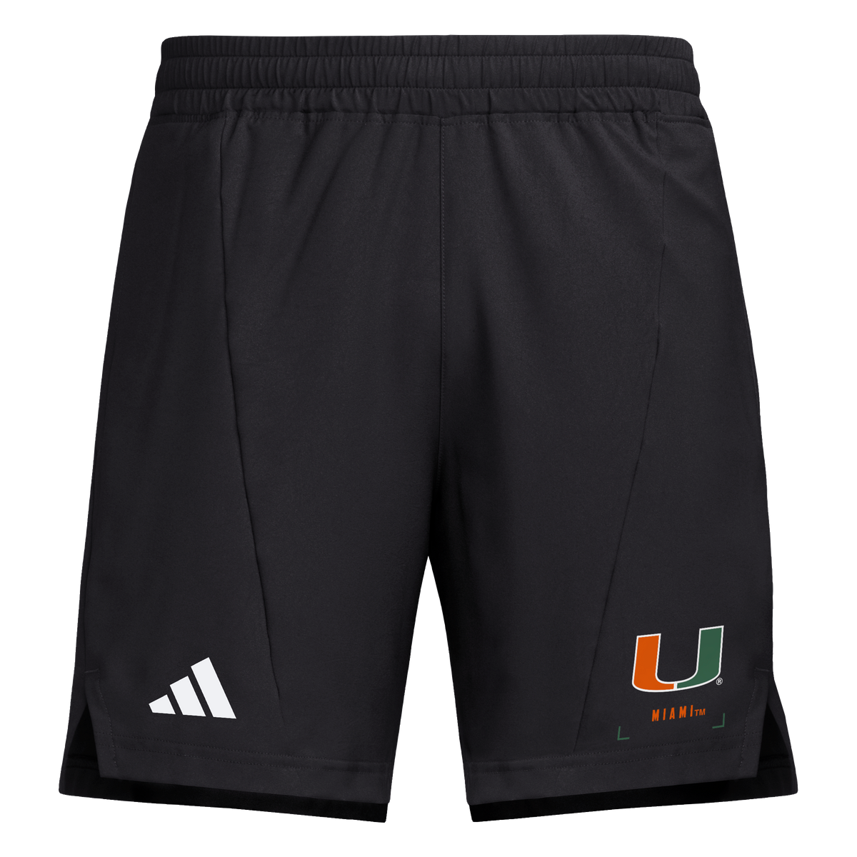 Miami Hurricanes adidas 2026 D4T Aeroready Training Shorts 7" Inseam - Black
