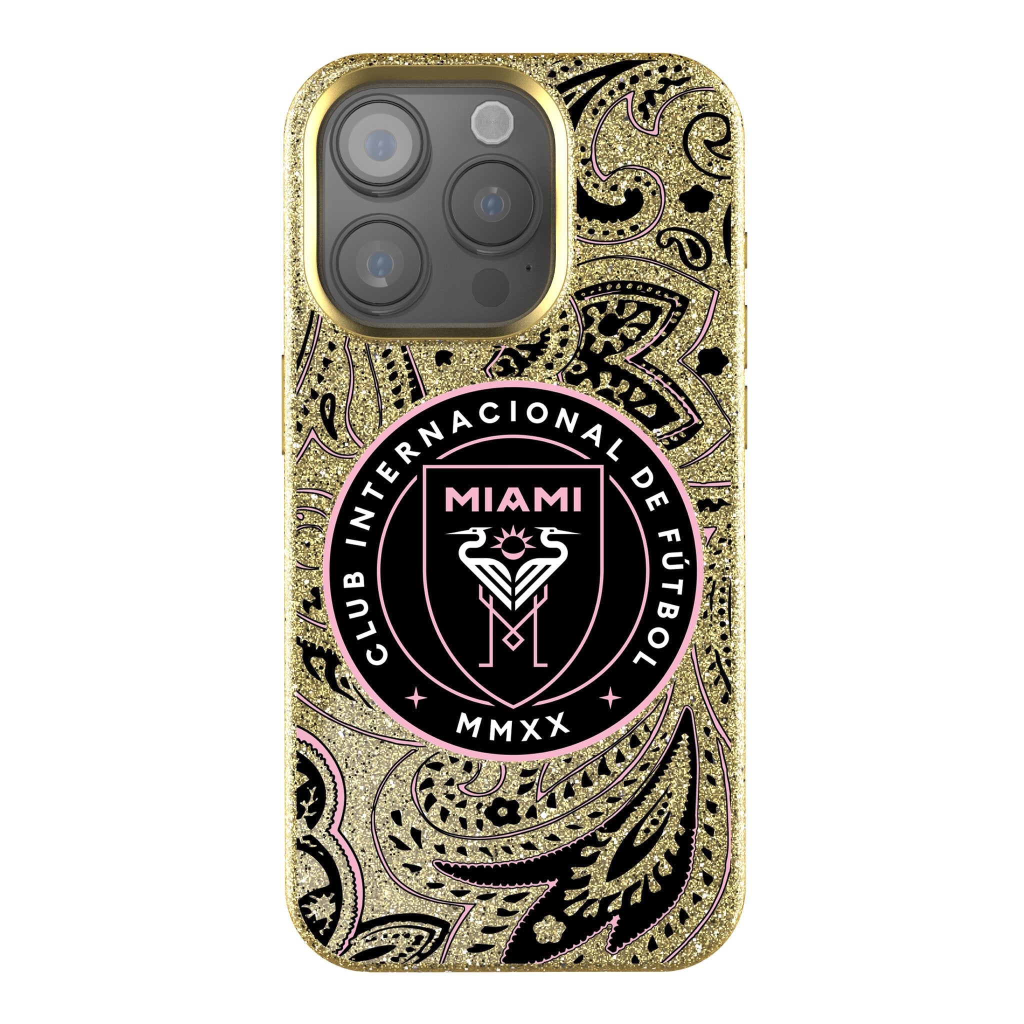 Inter Miami CF Paisley Bling Phone Case