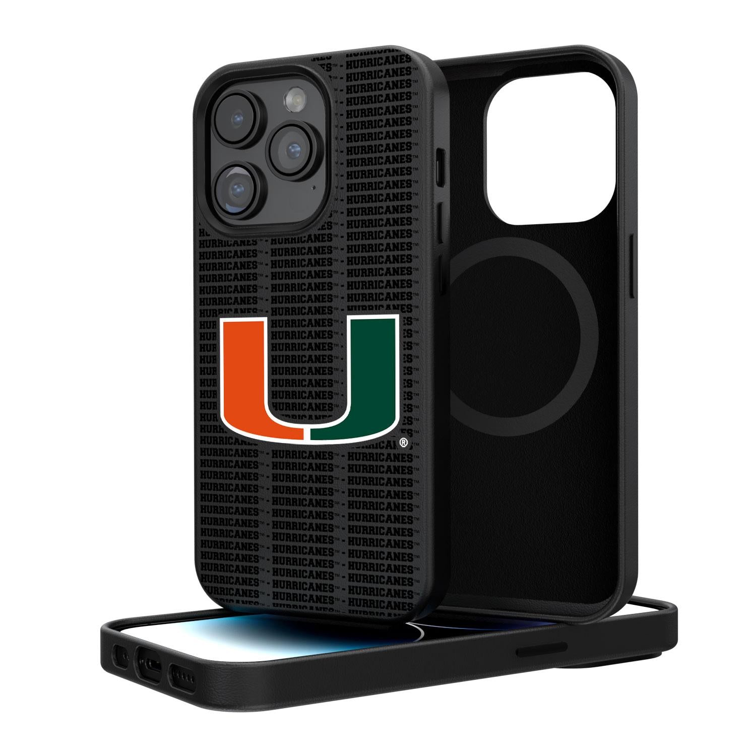 Miami Hurricanes Blackletter Magnetic Case