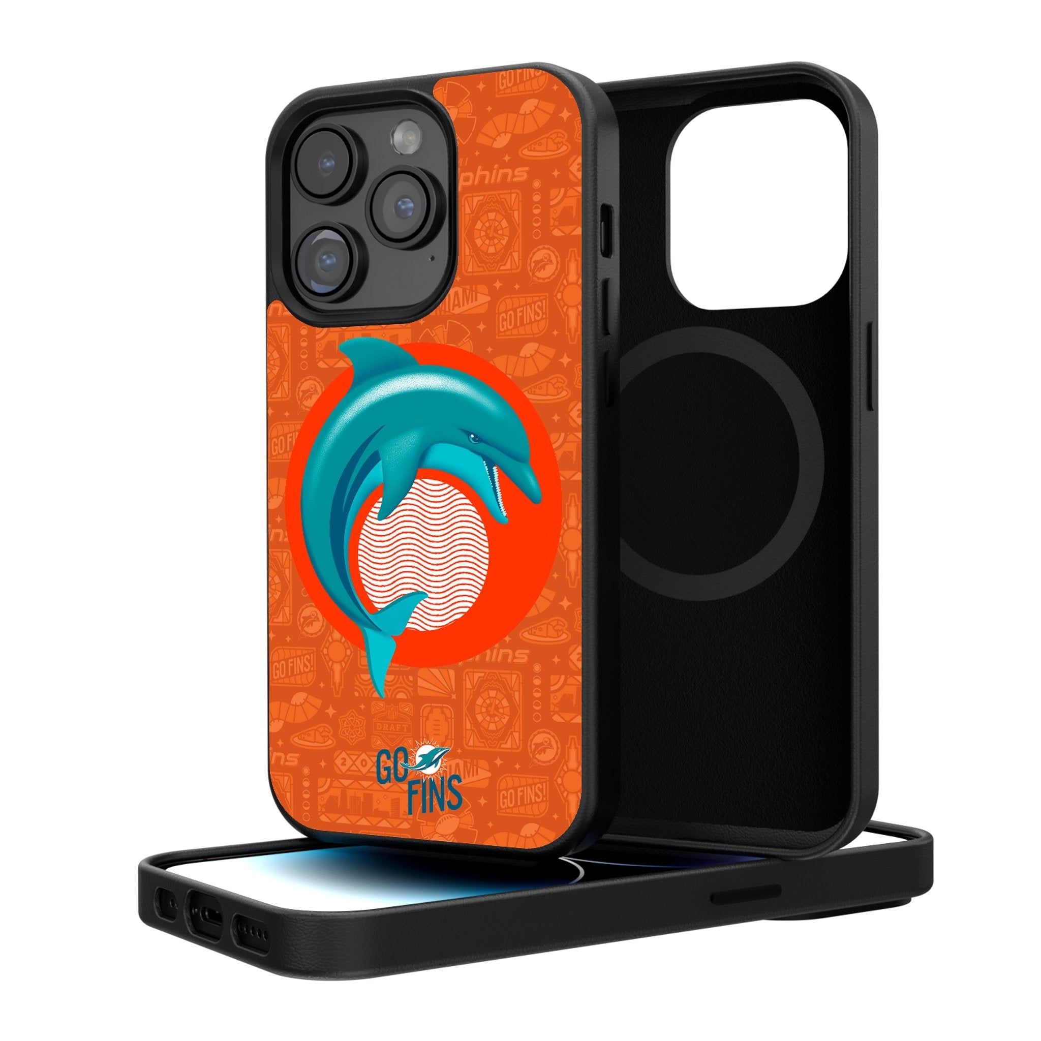 Miami Dolphins 2024 Illustrated Limited Edition Magnetic Phone Case