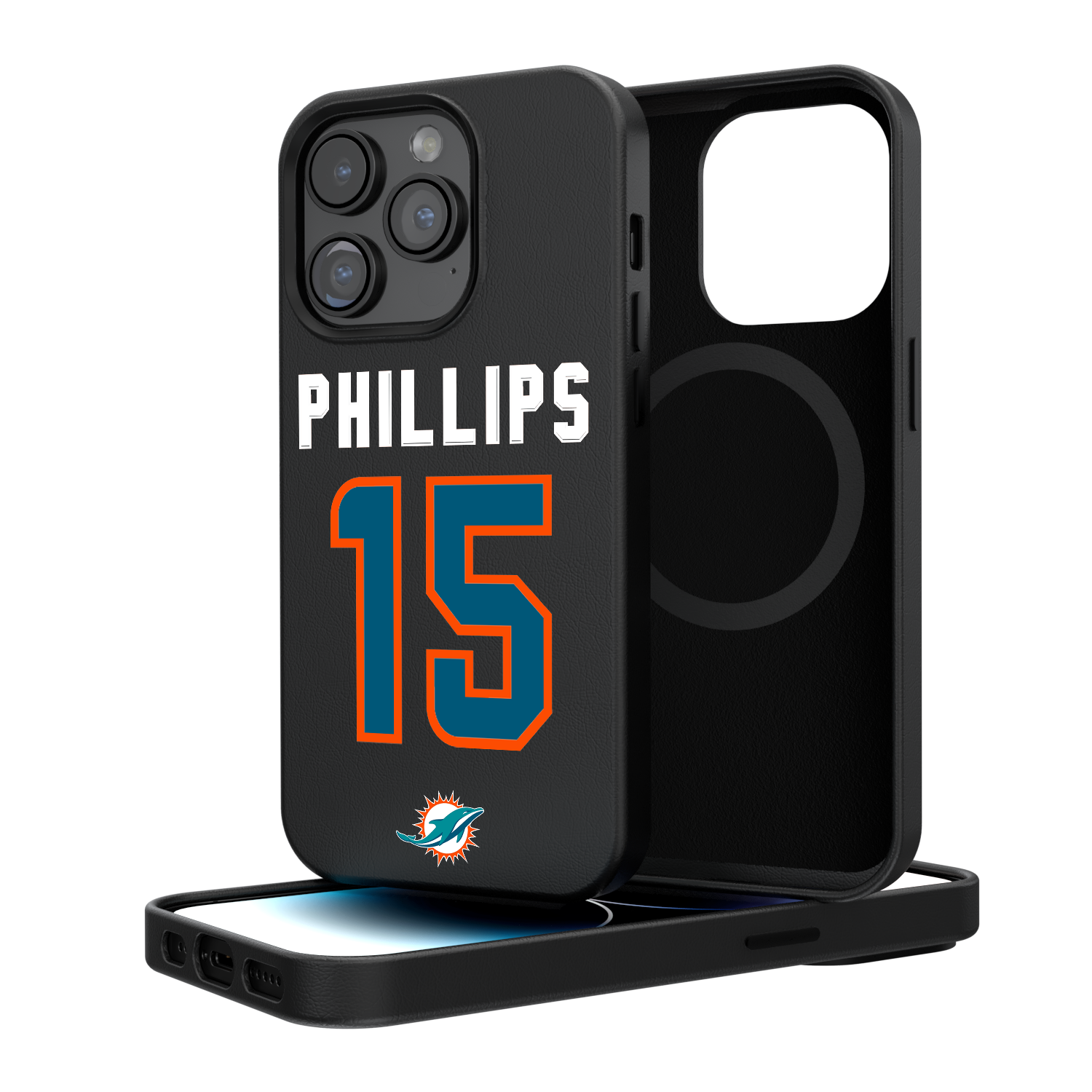 Jaelan Phillips Miami Dolphins 15 Ready Magnetic Phone Case