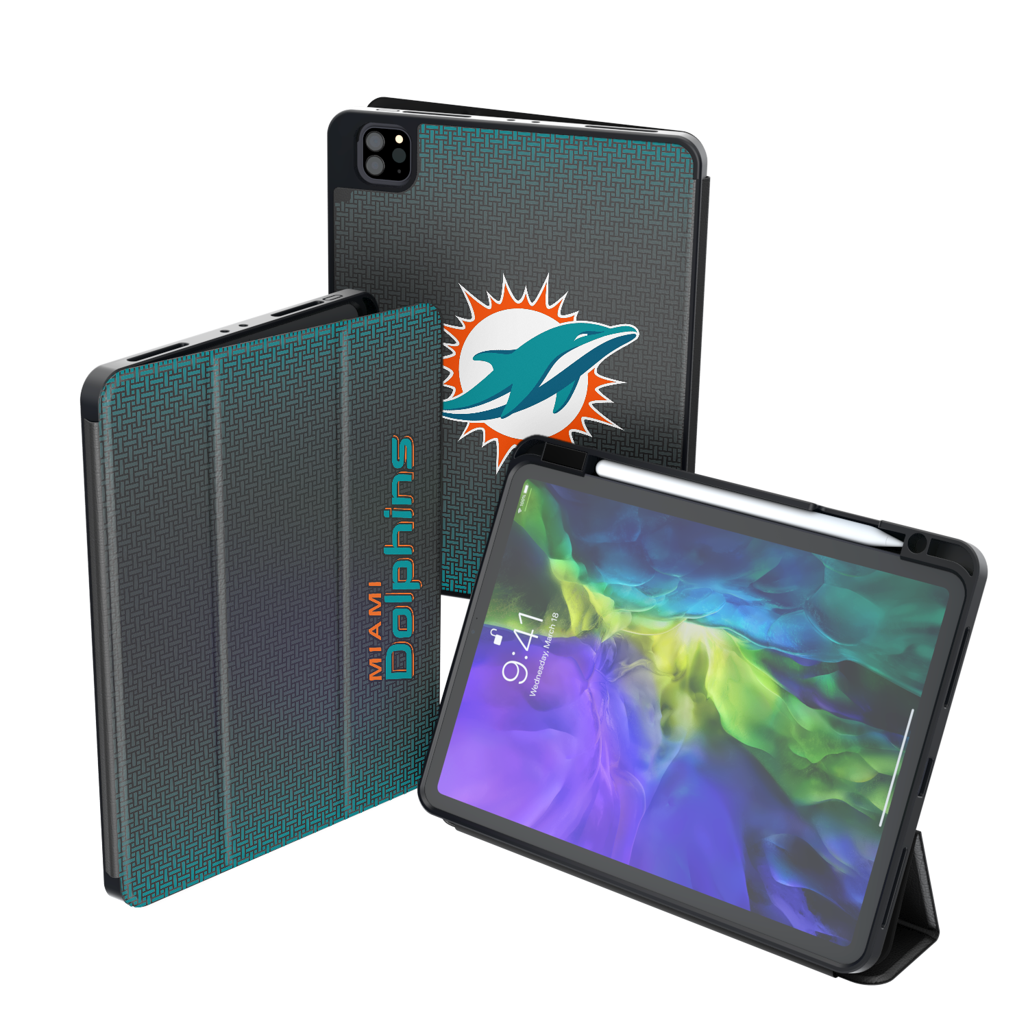 Miami Dolphins Linen Tablet Case
