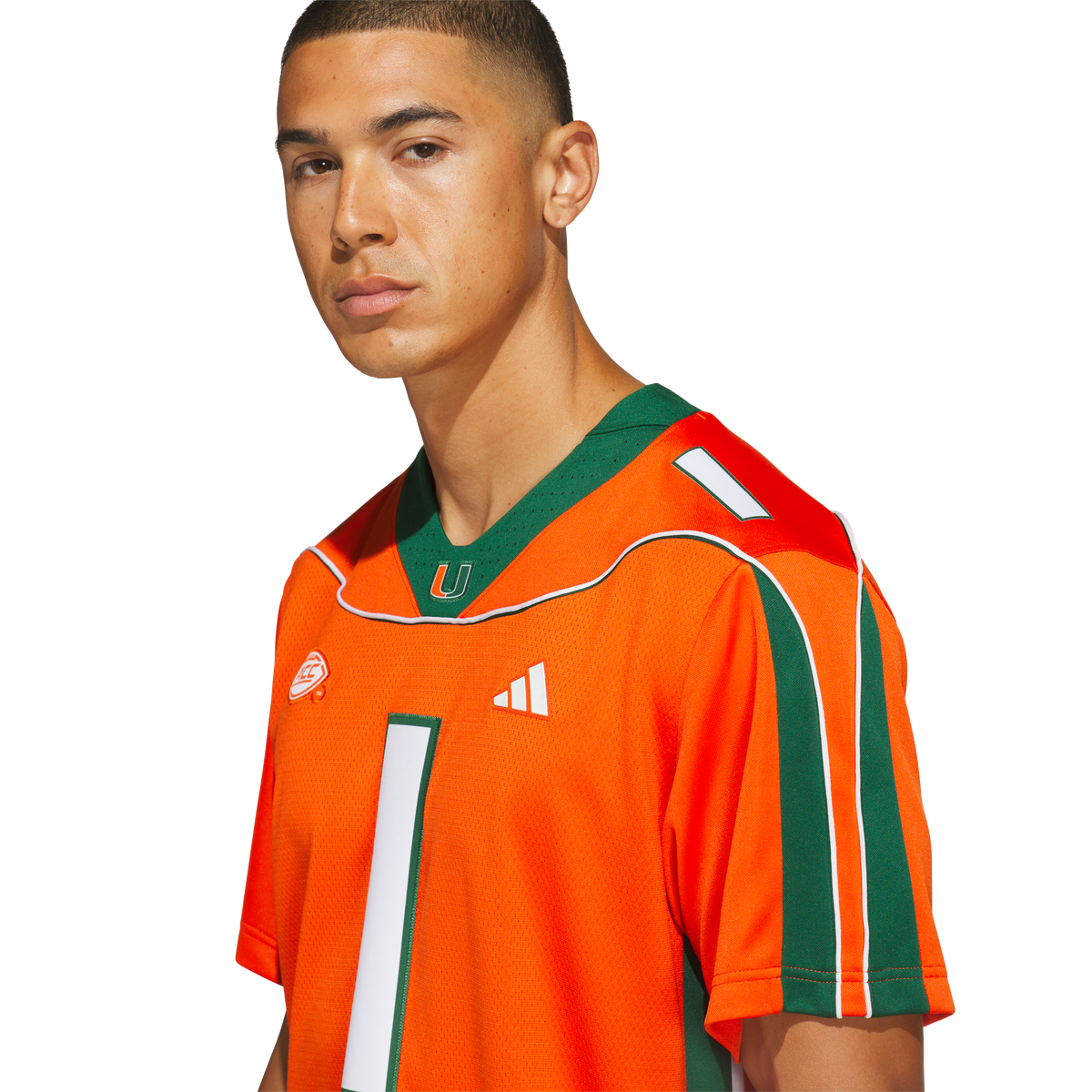 Miami Hurricanes adidas 2001 25th Anniversary Premium Jersey - Orange