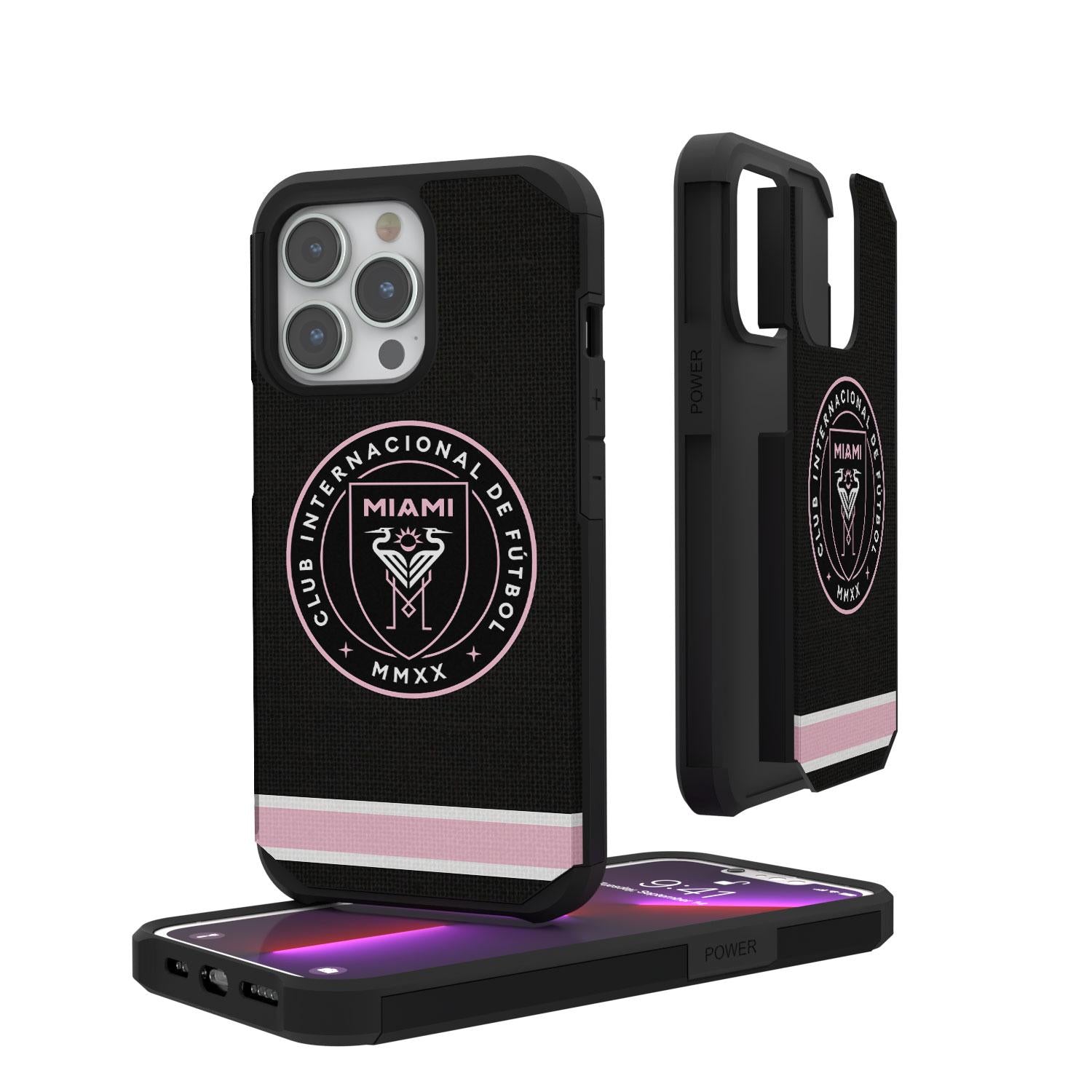 Inter Miami CF Stripe Rugged Case