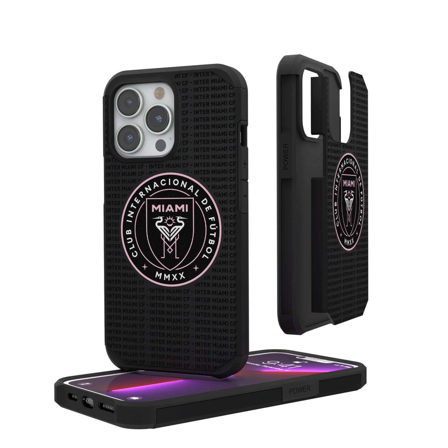 Inter Miami CF Blackletter Rugged Case