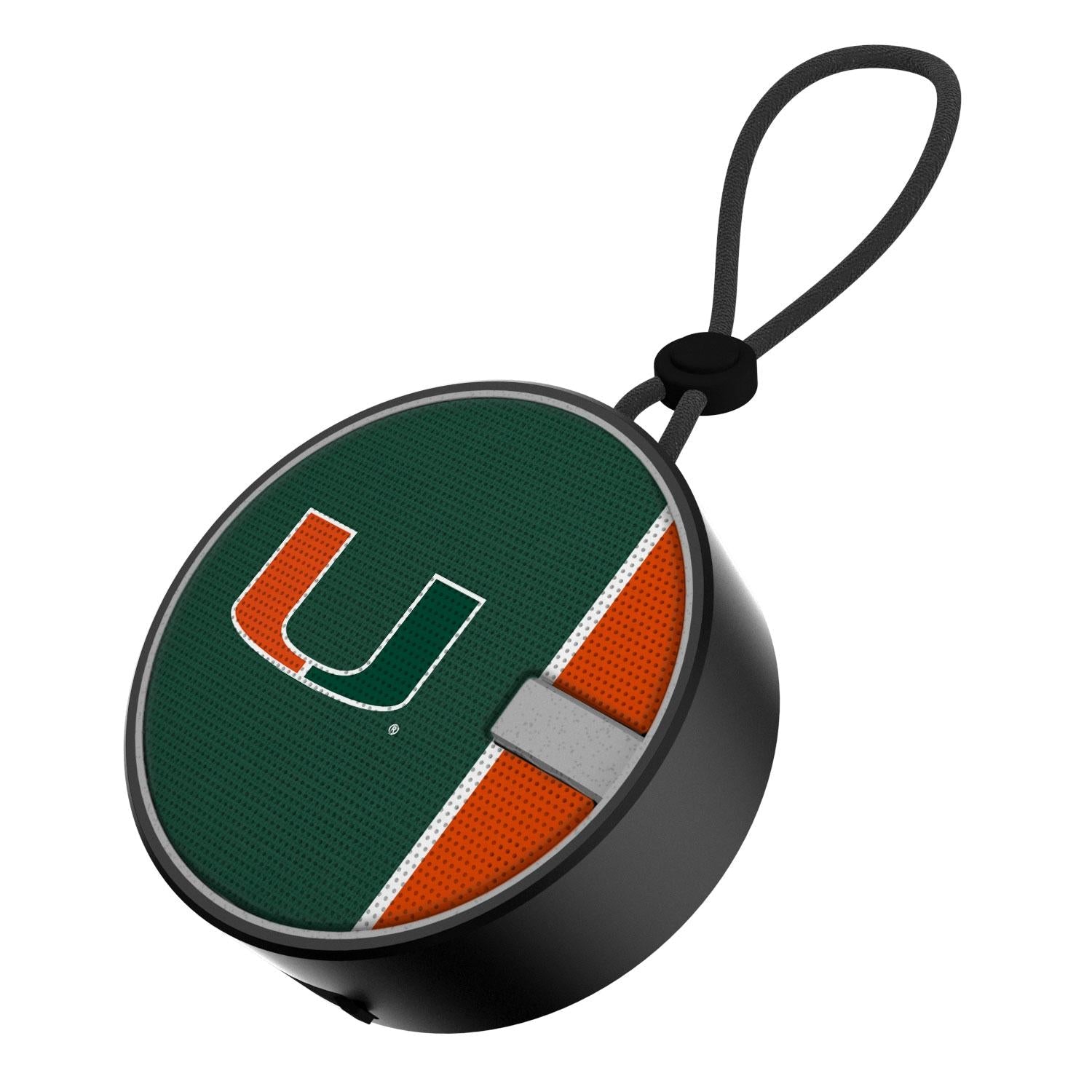 Miami Hurricanes Endzone Solid Waterproof Speaker