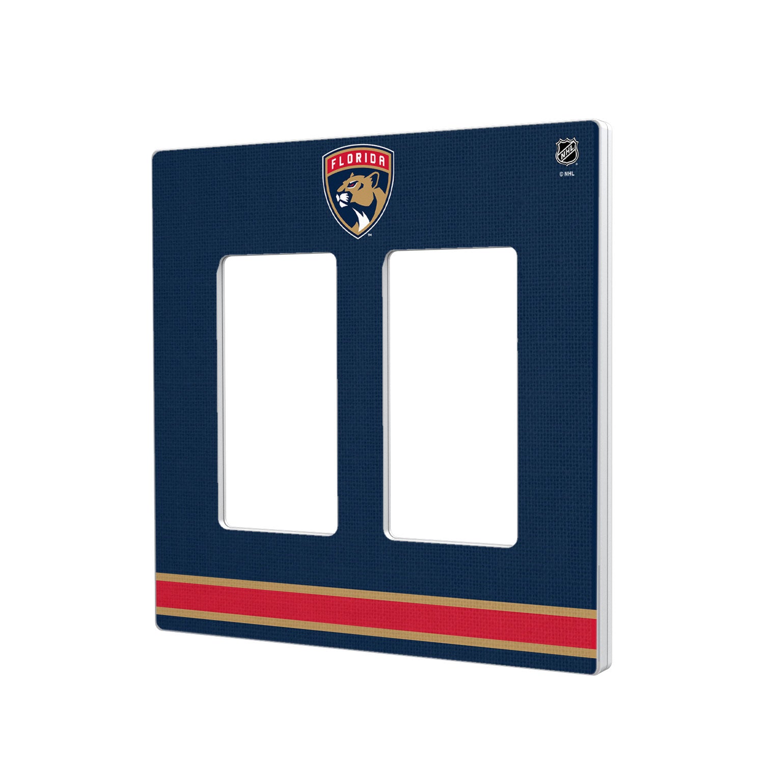Florida Panthers Stripe Hidden-Screw Light Switch Plate