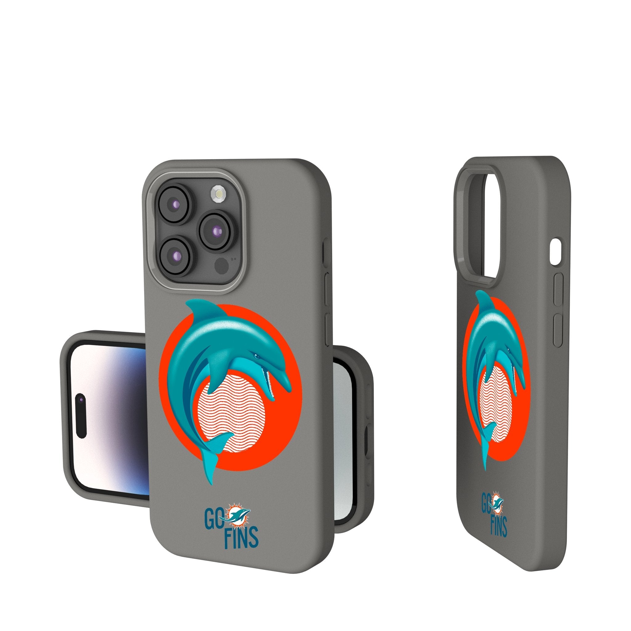 Miami Dolphins 2024 Illustrated Limited Edition Soft Touch Phone Case