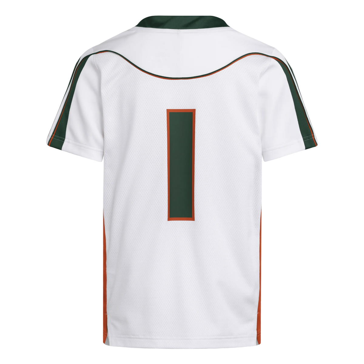 Miami Hurricanes Youth adidas 2001 25th Anniversary Replica #1 Jersey - White
