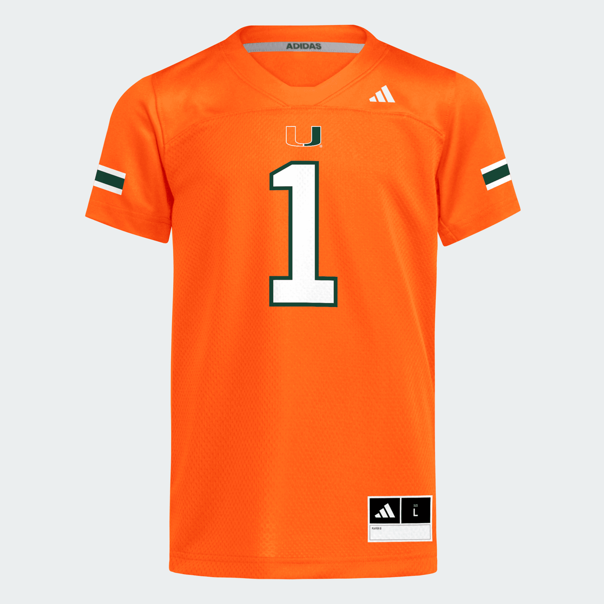 Miami Hurricanes adidas 2026 Youth Replica Jersey - Orange