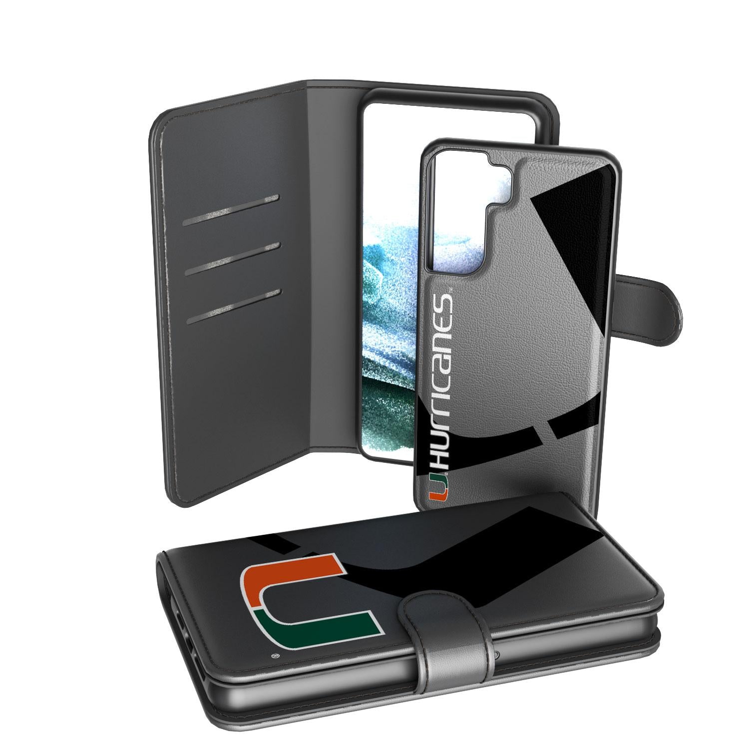 Miami Hurricanes Tilt Wallet Case