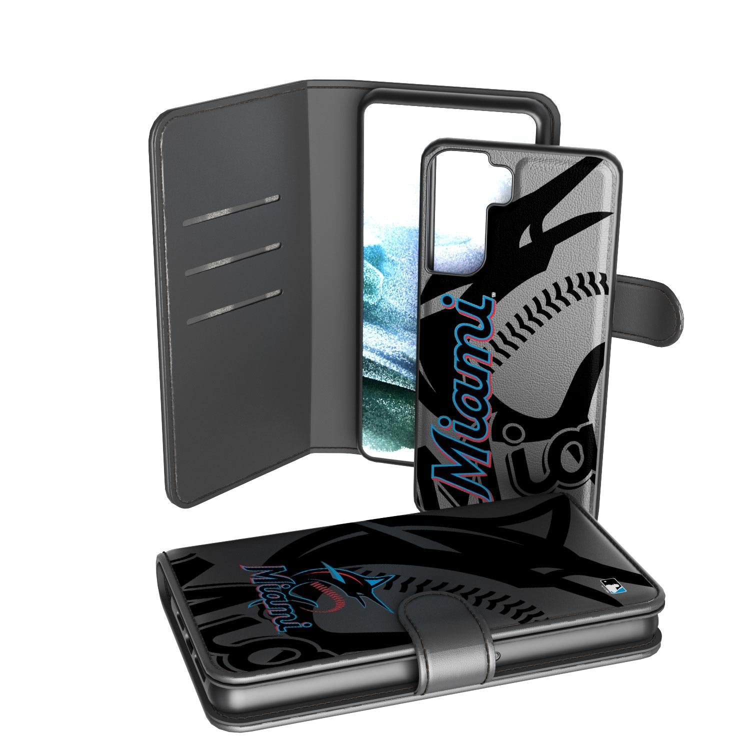 Miami Marlins Tilt Wallet Case