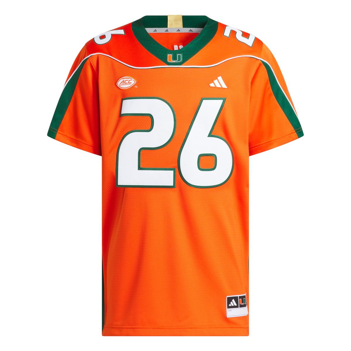 Miami Hurricanes adidas Sean Taylor 2001 25th Anniversary Premium Jersey - Orange